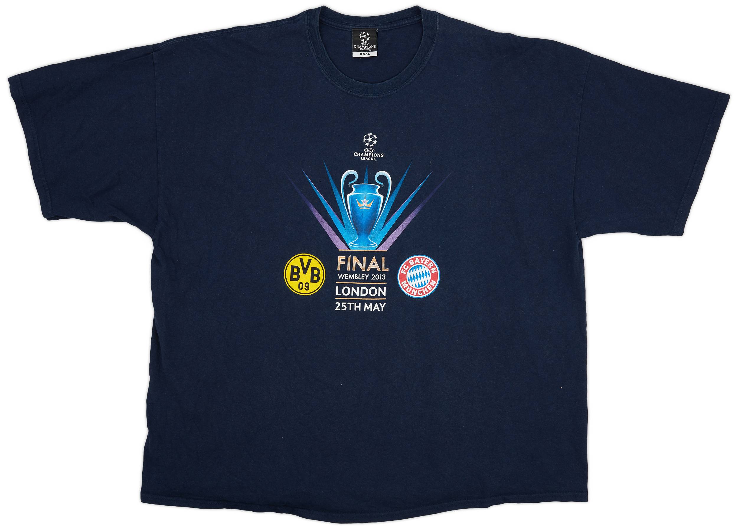 2012-13 UEFA Champions League Final Cotton Tee - 8/10 - (3XL)