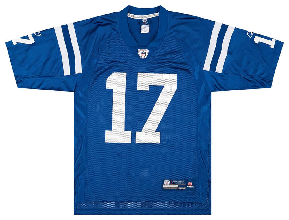 2009-11 Indianapolis Colts Collie #17 Reebok On Field Jersey (Home) M