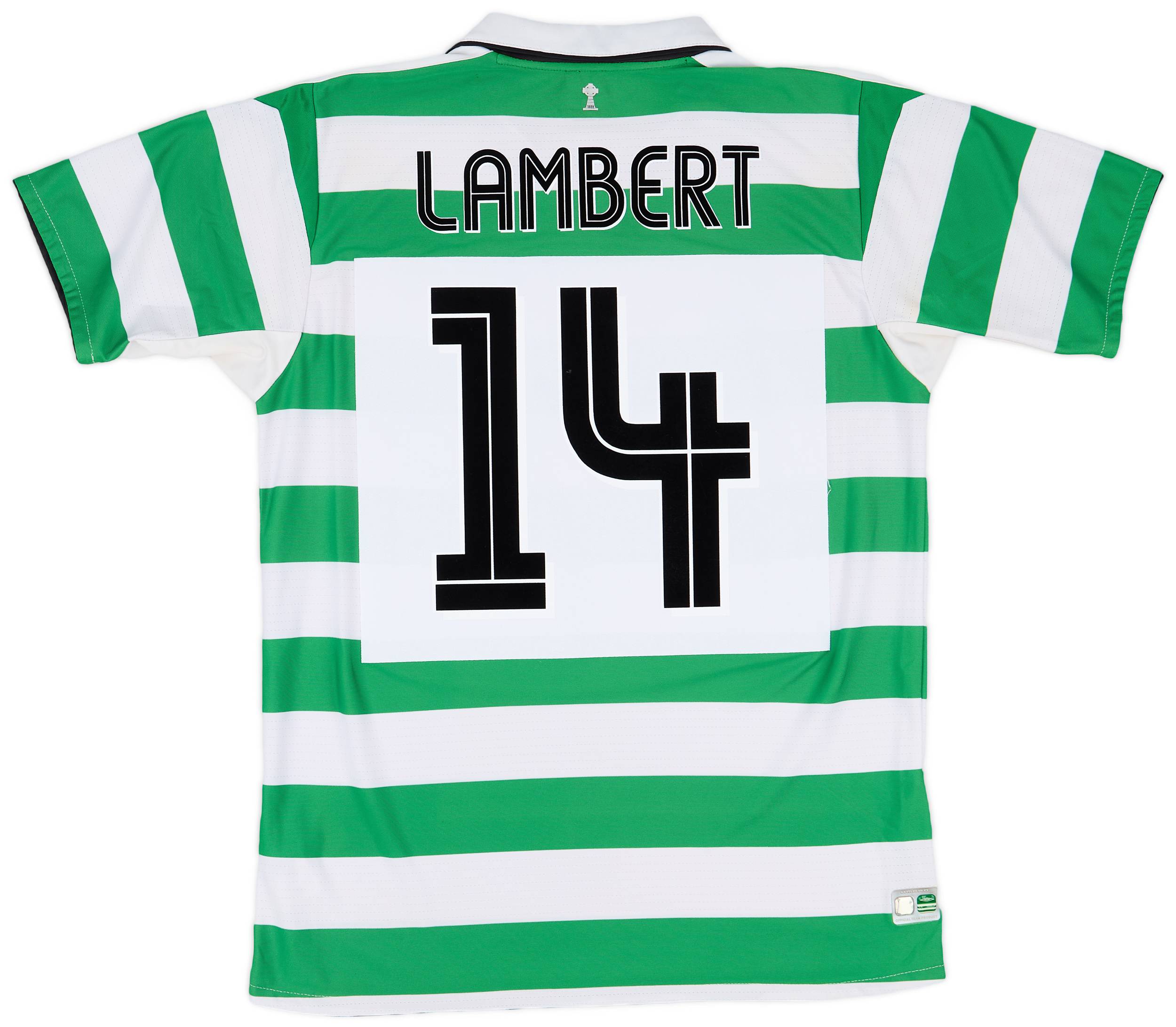 2004-05 Celtic Home Shirt Lambert #14 - 9/10 - (M)