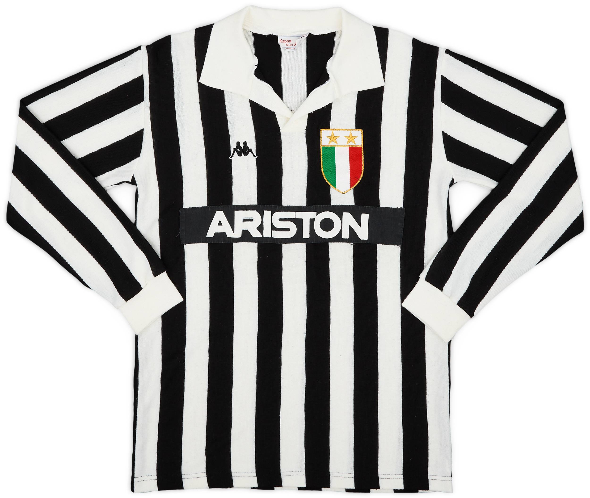 1982-83 Juventus Home L/S Shirt #10 - 8/10 - (Y)