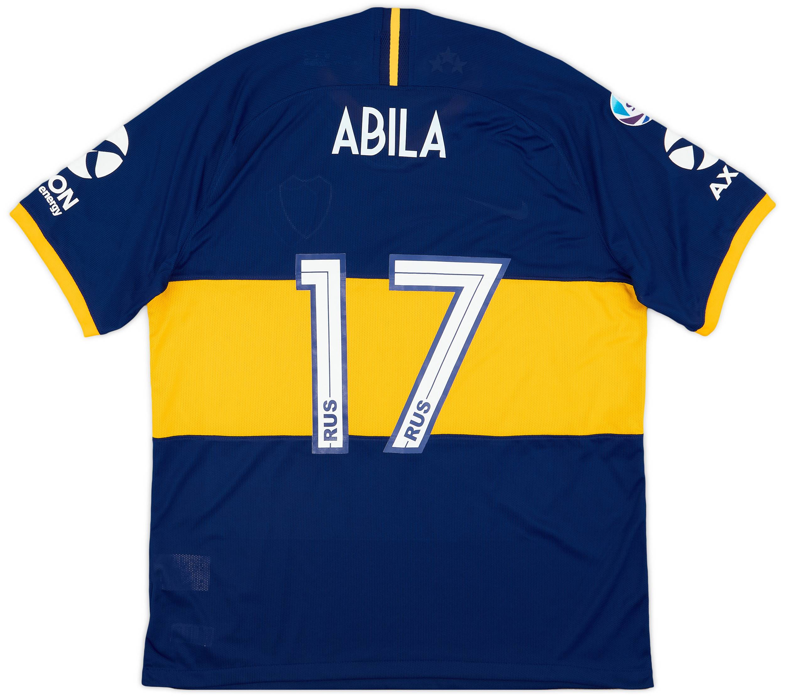 2019-20 Boca Juniors Authentic Home Shirt Abila #17 - 8/10 - (XL)