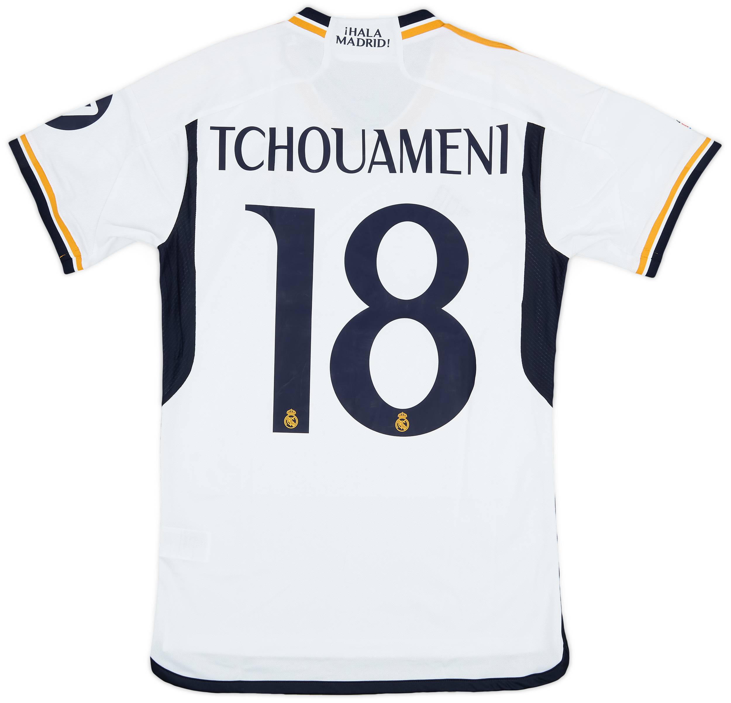 2023-24 Real Madrid Home Shirt Tchouameni #18 (S)