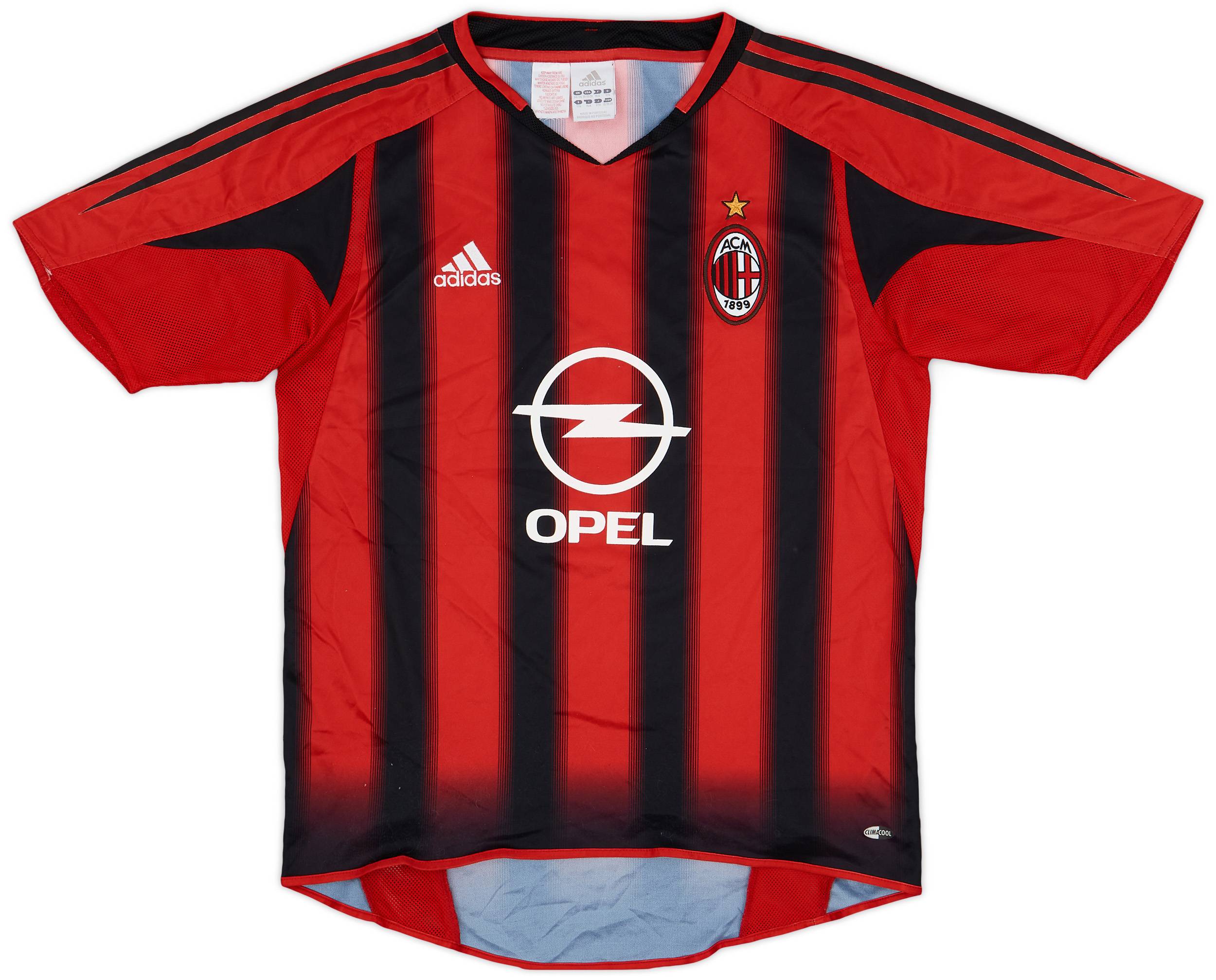 2004-05 AC Milan Home Shirt - 7/10 - (XL.Boys)