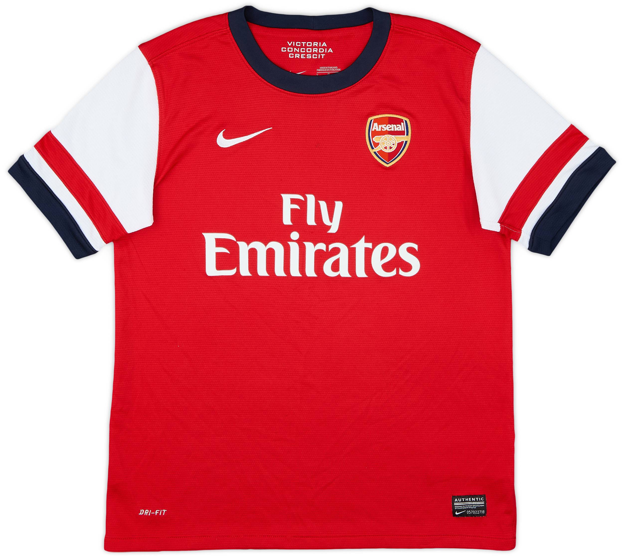 2012-14 Arsenal Home Shirt - 7/10 - (L.Boys)