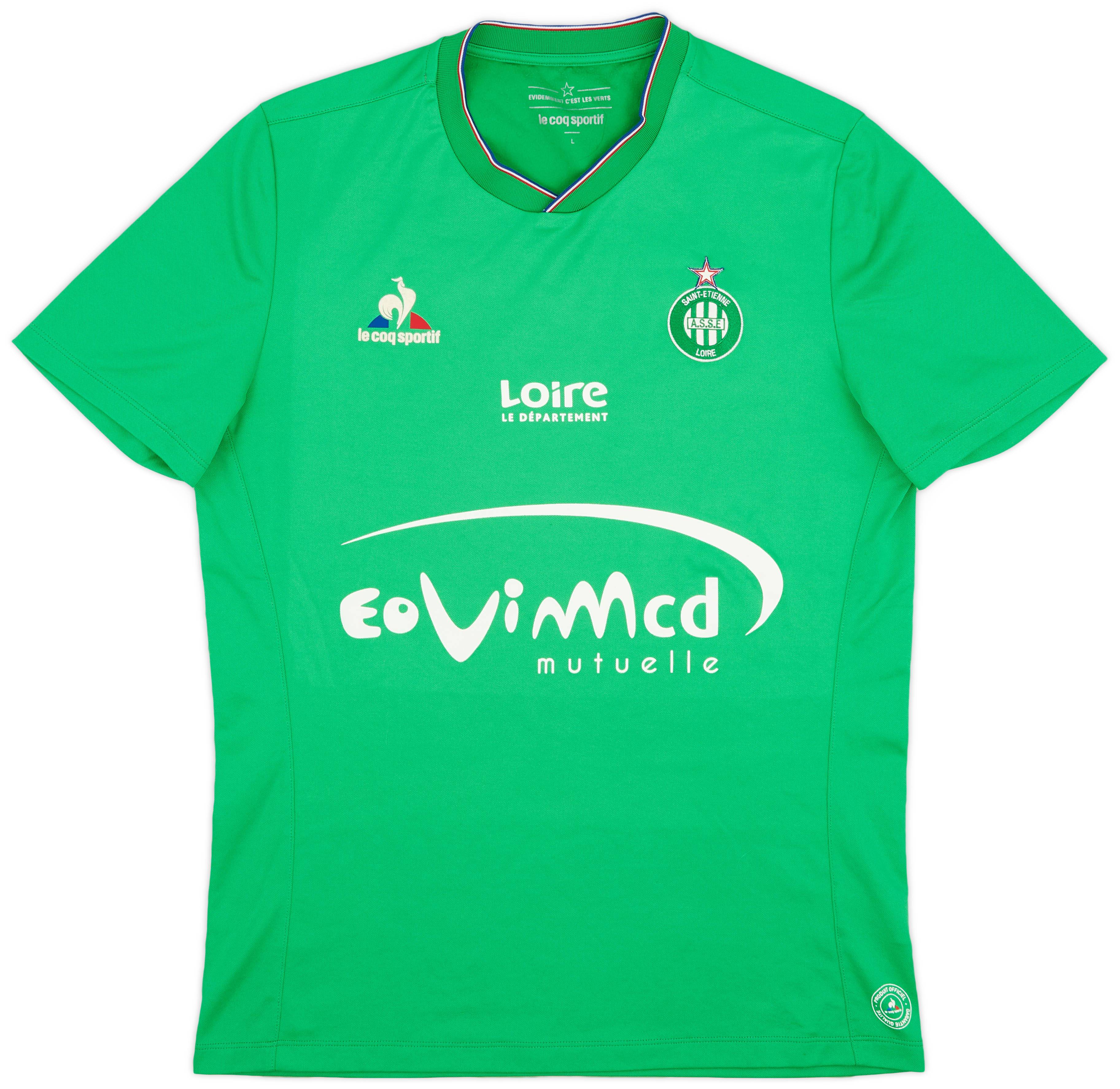 2015-16 Saint Etienne Home Shirt - 8/10 - (L)