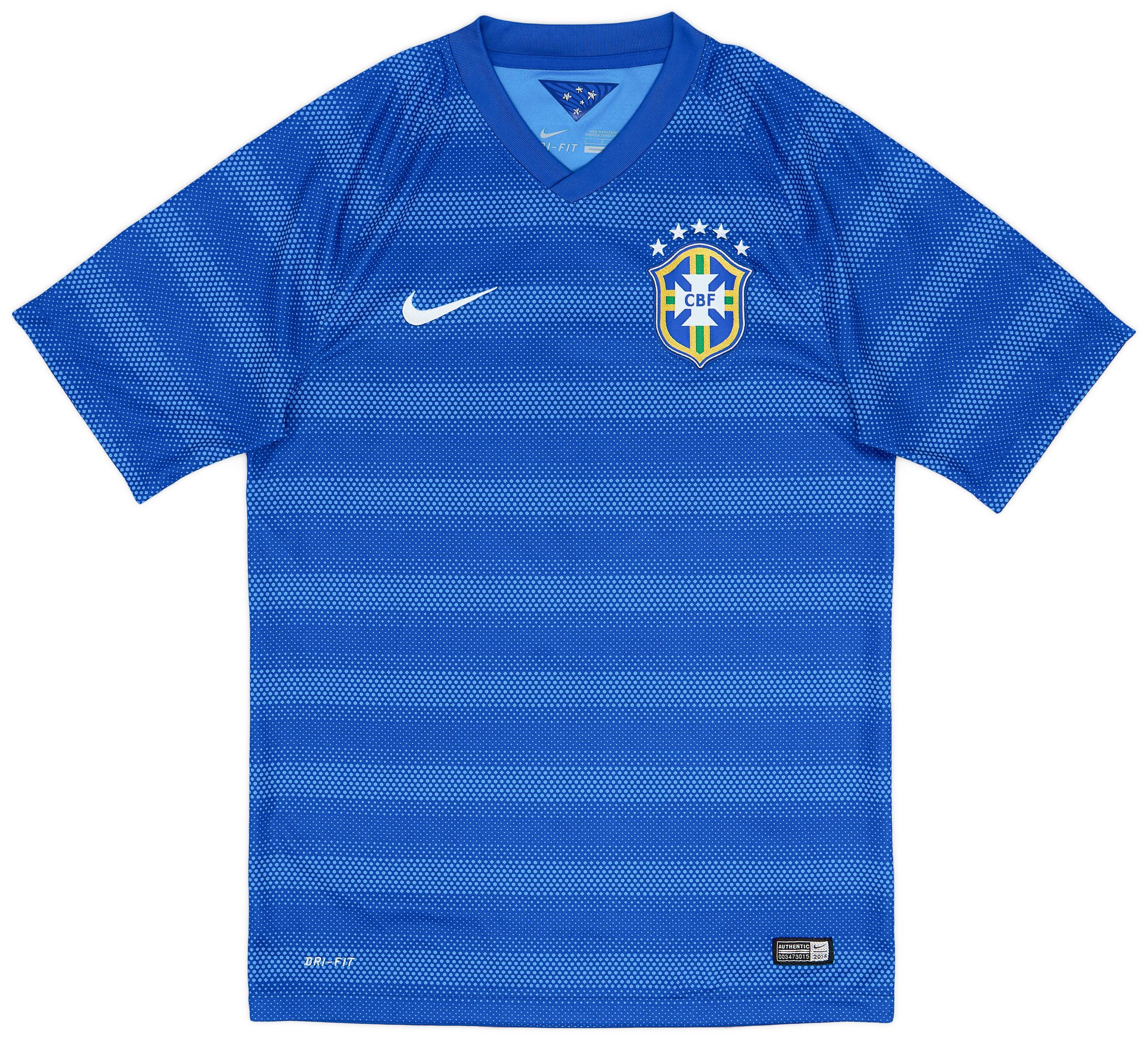 2014-15 Brazil Away Shirt - 10/10 - (S)
