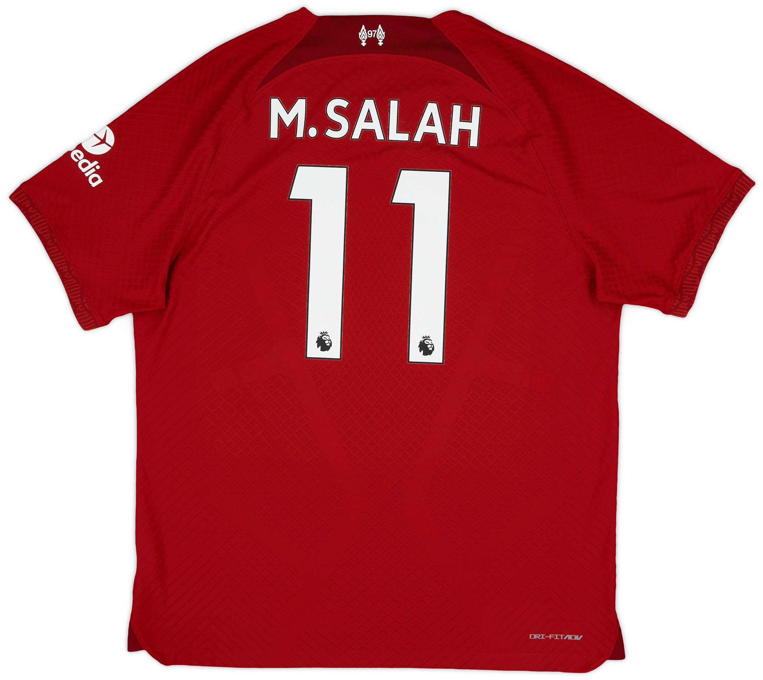 2022-23 Liverpool Authentic Home Shirt M.Salah #11 - 10/10 - (XL)