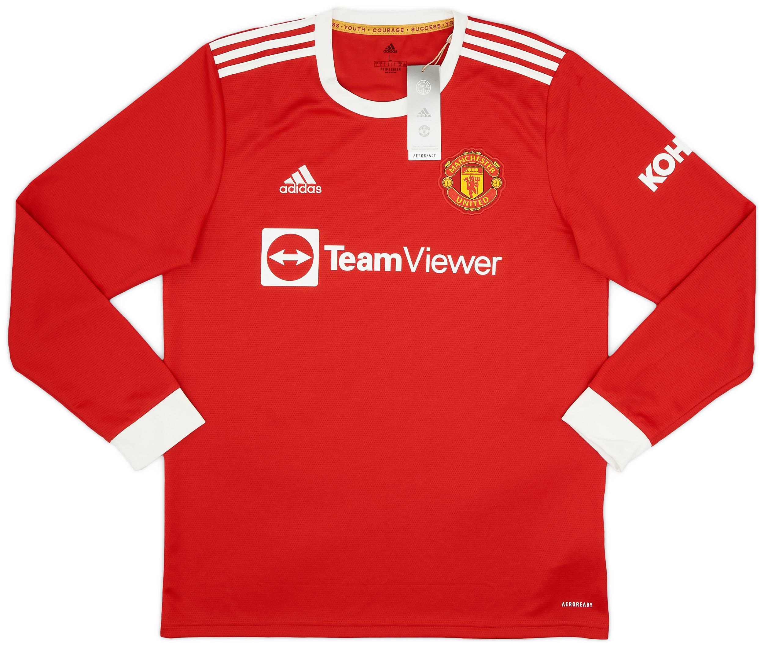 マンチェスター・ユナイテッド シャツ Ronaldo 7 2021-22 Manchester United Home Shirt Ronaldo #7 - 7/10 - (S)