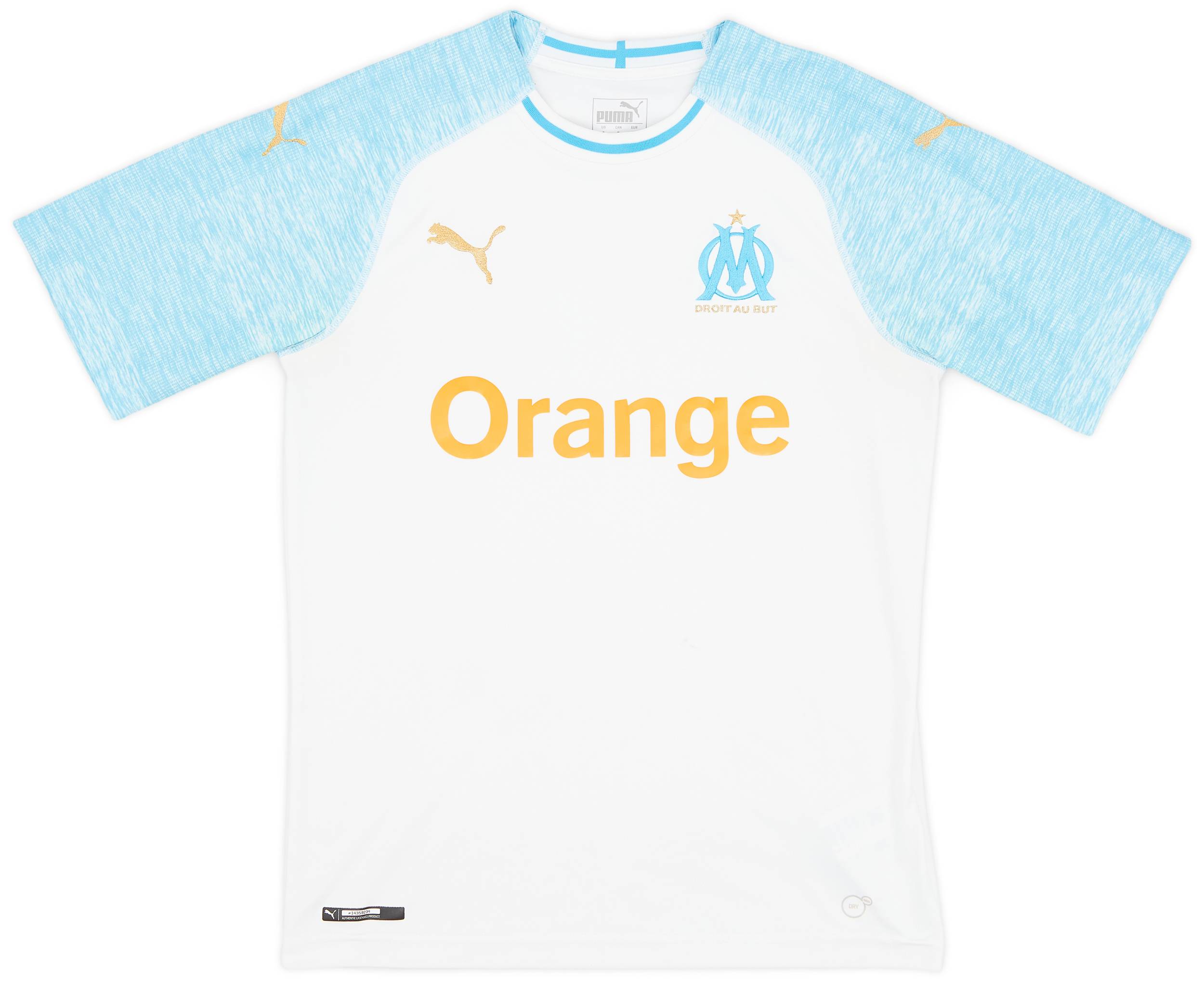 2018-19 Olympique Marseille Home Shirt - 5/10 - (S)