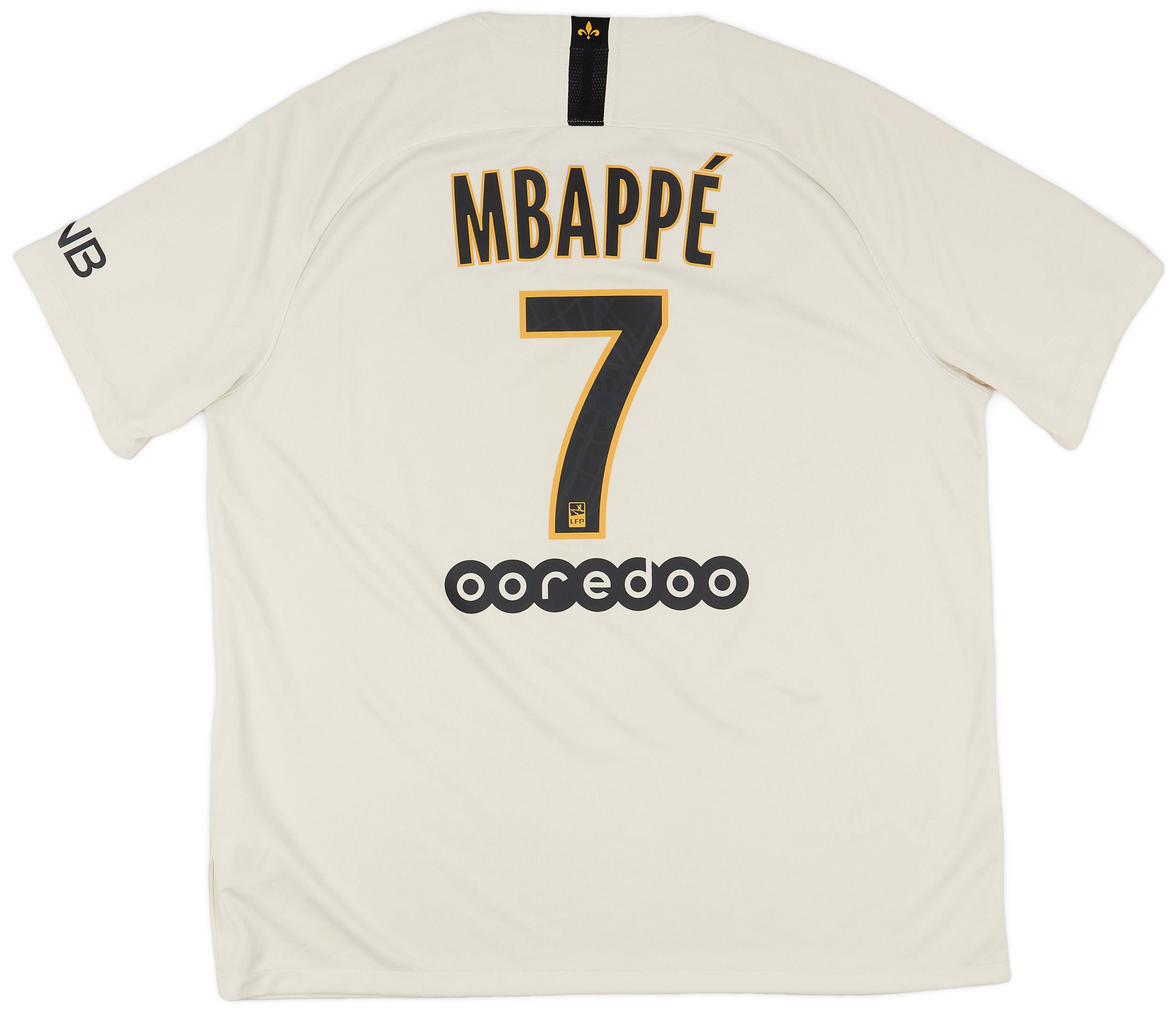 2018-19 Paris Saint-Germain Away Shirt Mbappe #7 - 8/10 - (XXL)