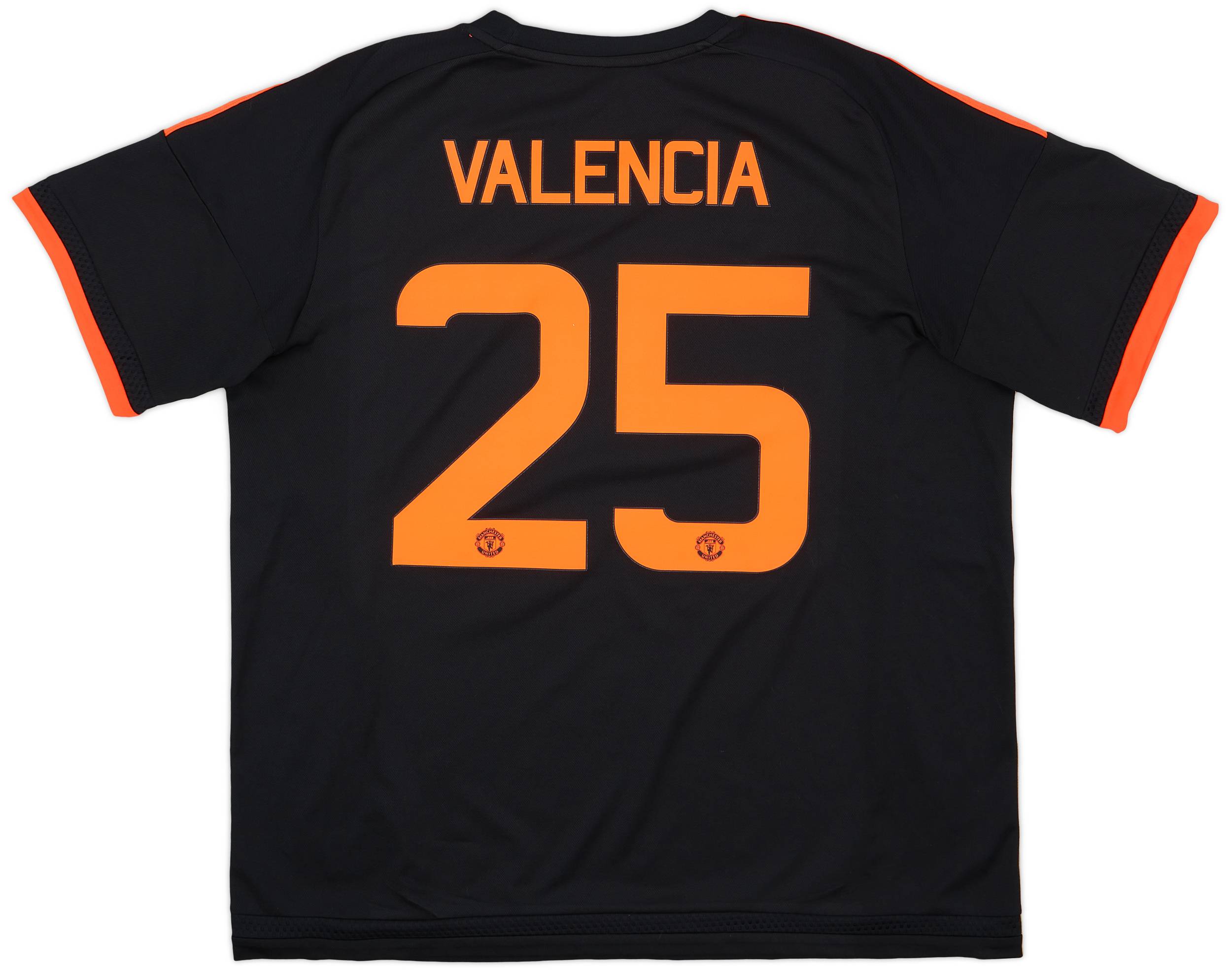 2015-16 Manchester United Third Shirt Valencia #25 - 8/10 - (XXL)