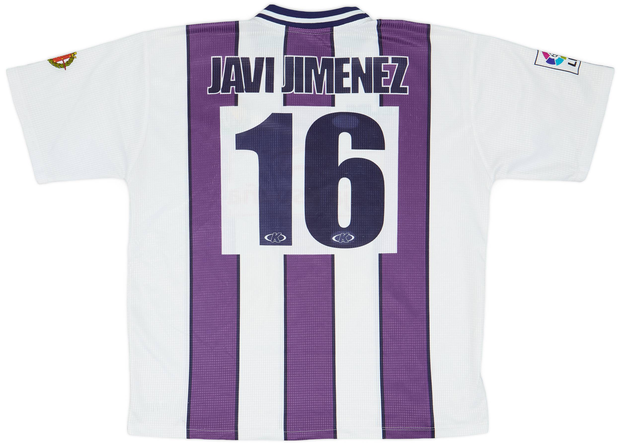 1999 00 Real Valladolid Home Shirt Javi Jimenez 16 8 10 XL