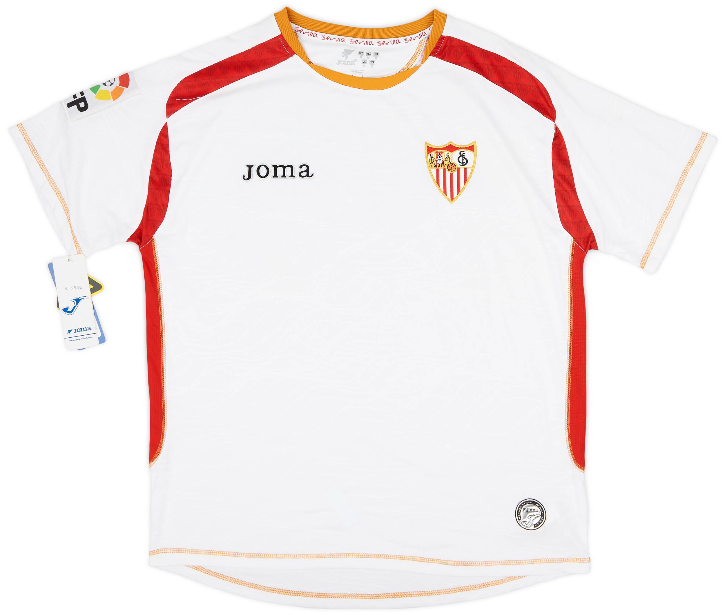 2008-09 Sevilla Home Shirt (S)
