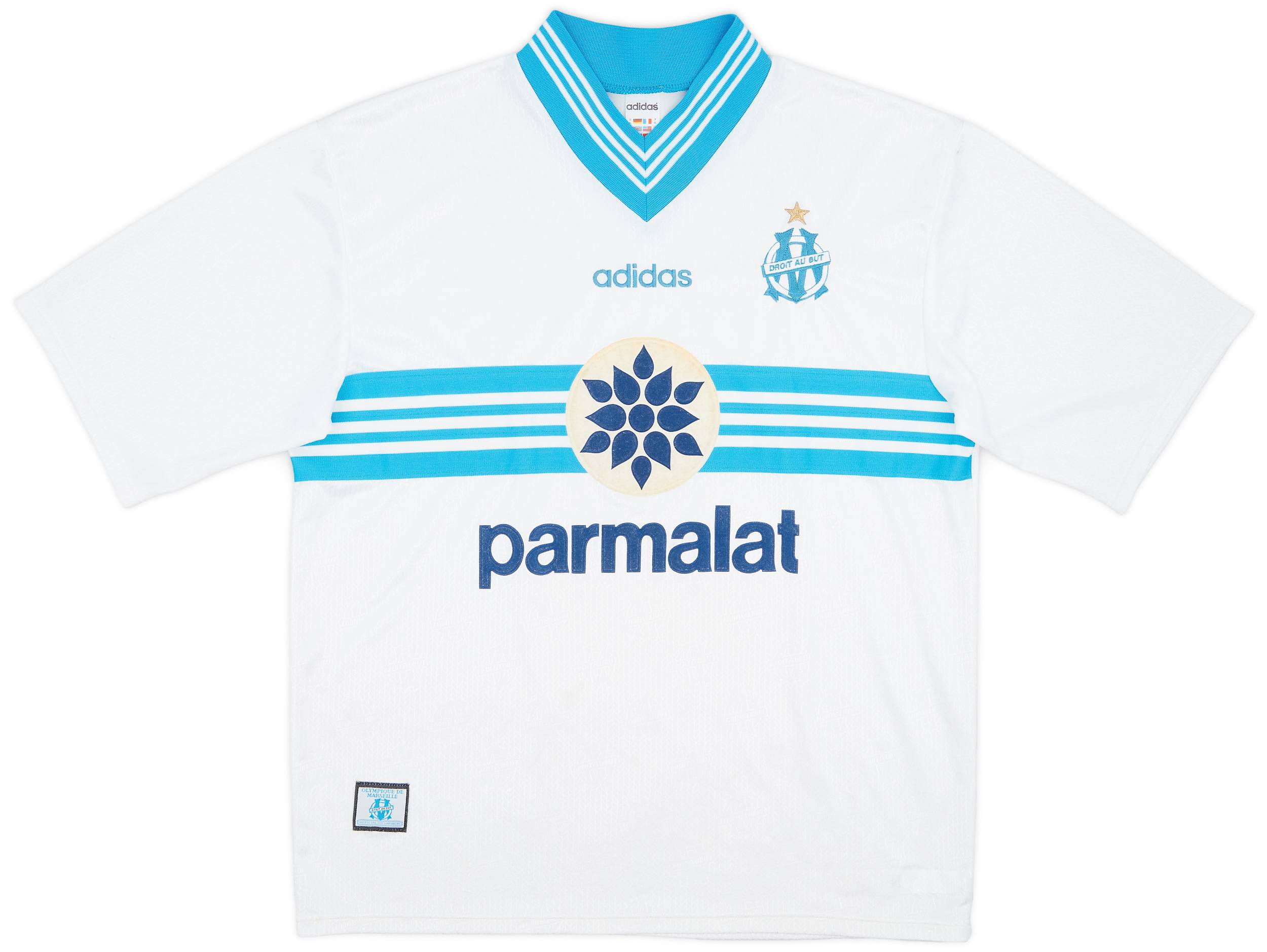 1996-97 Olympique Marseille Home Shirt - 7/10 - (XL)