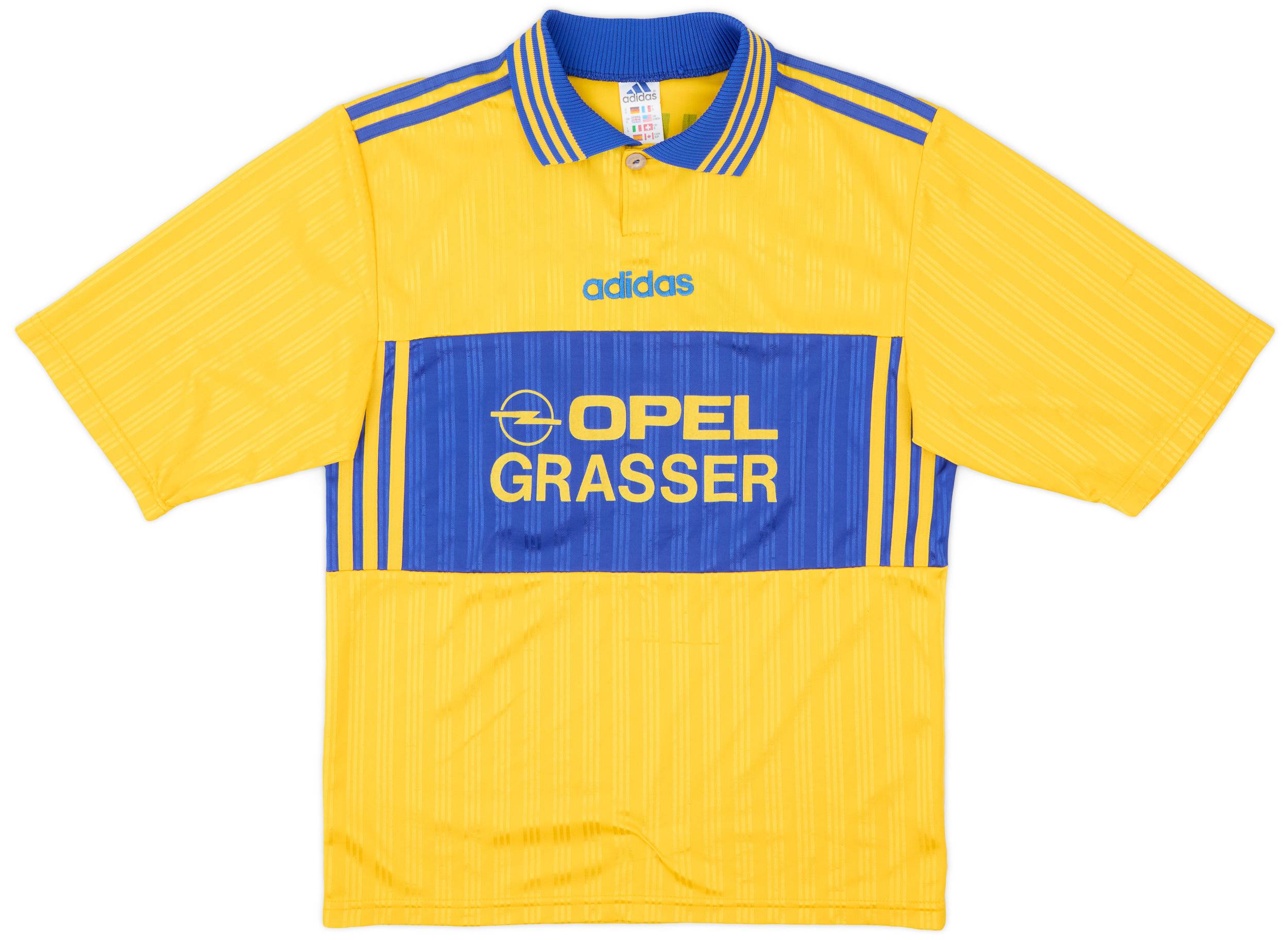 1996-98 adidas Template Shirt #10 - 8/10 - (S)