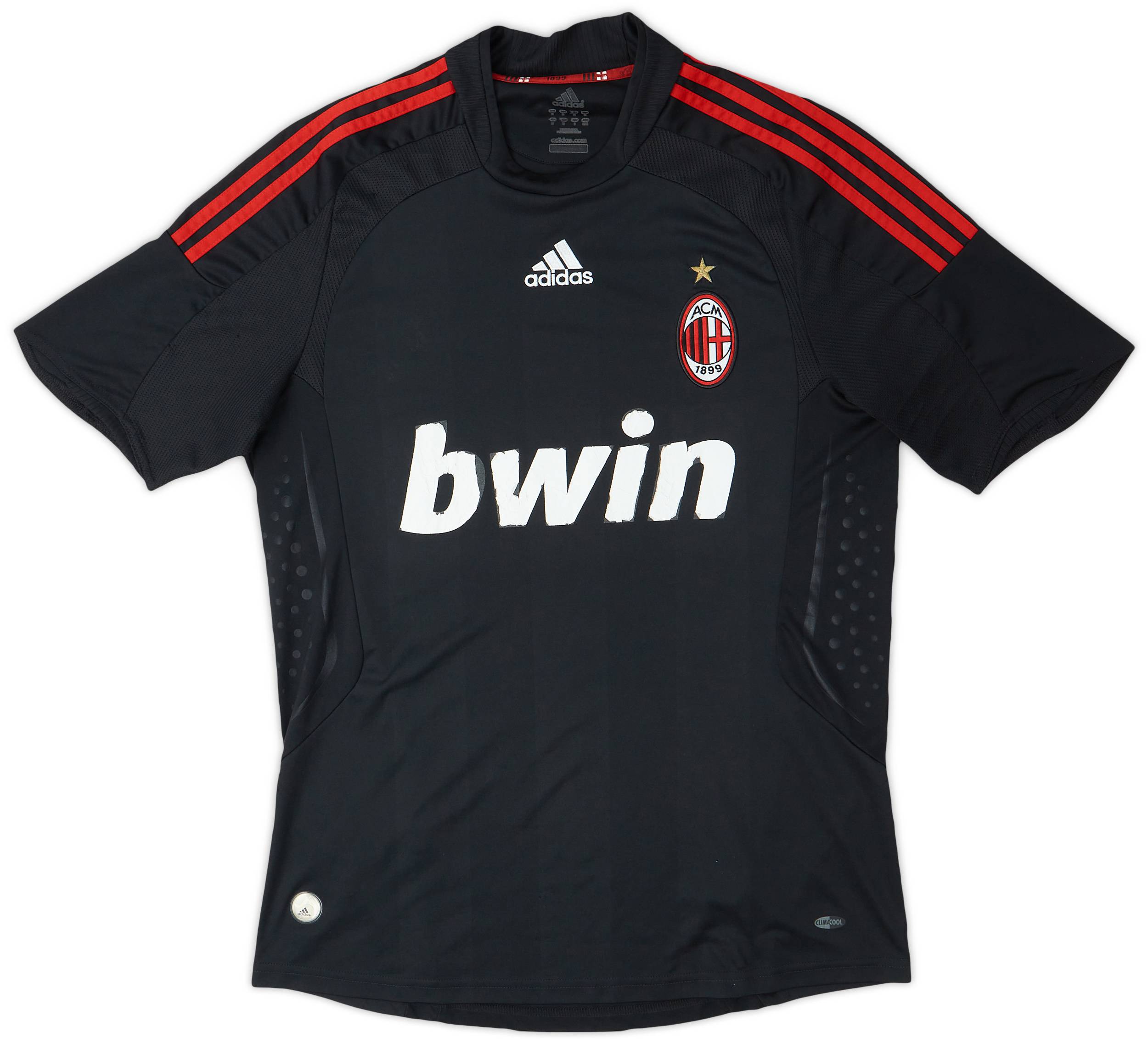 adidas AC MILAN ロゴプリント 三本ライン ゲームシャツ