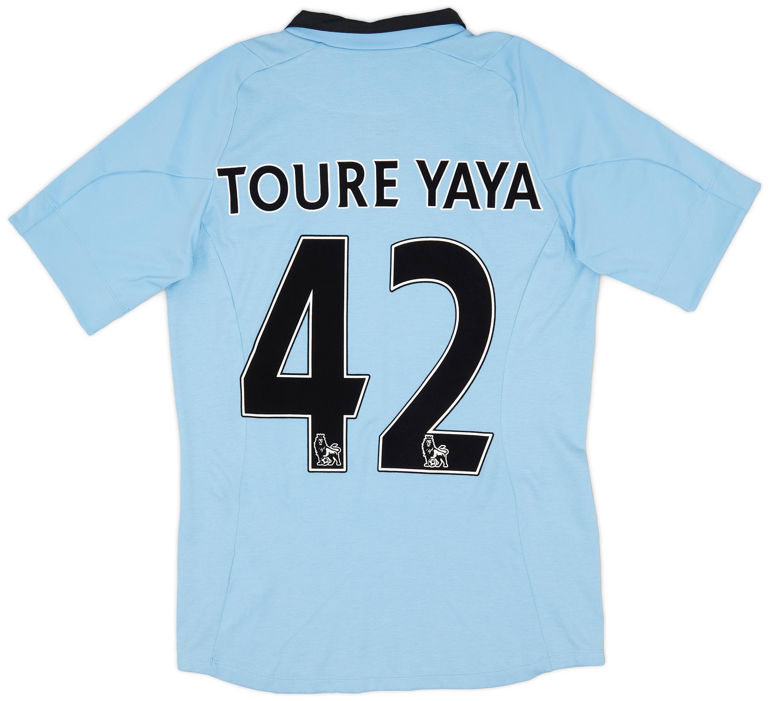 2012-13 Manchester City Home Shirt Toure Yaya #42 (S)