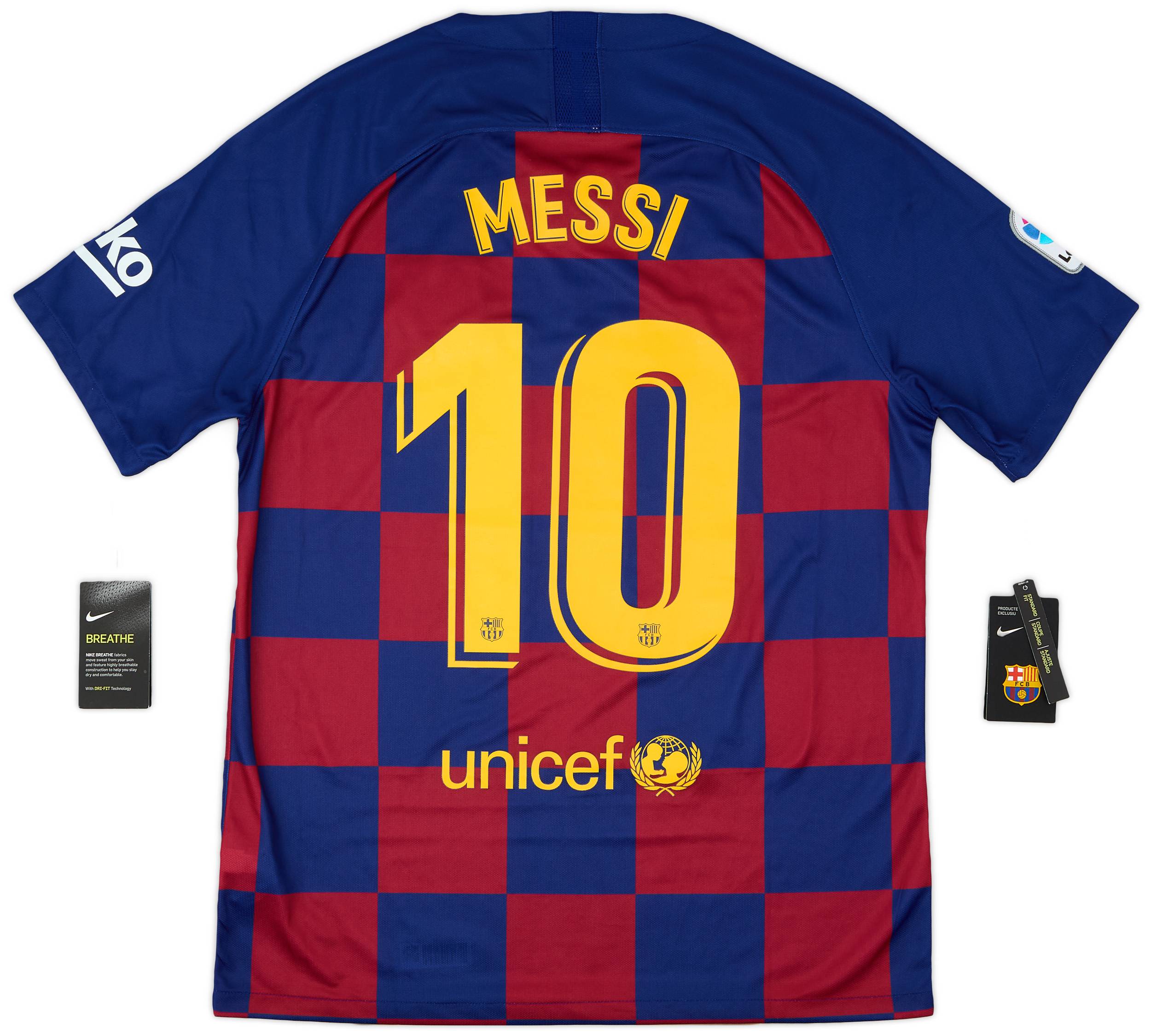 2019-20 Barcelona Home Shirt Messi #10 (L)