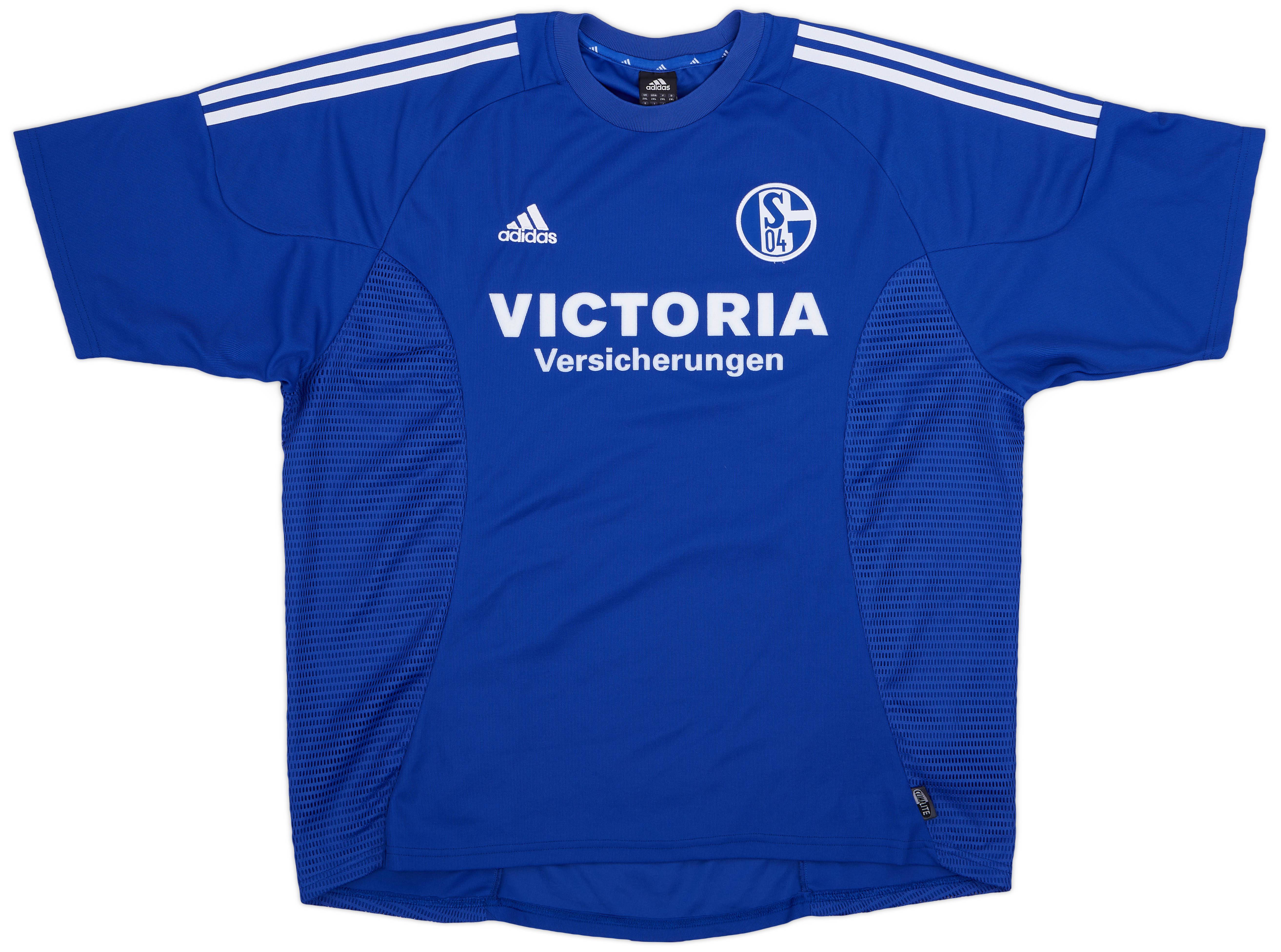 2002-04 Schalke Home Shirt - 9/10 - (XXL)