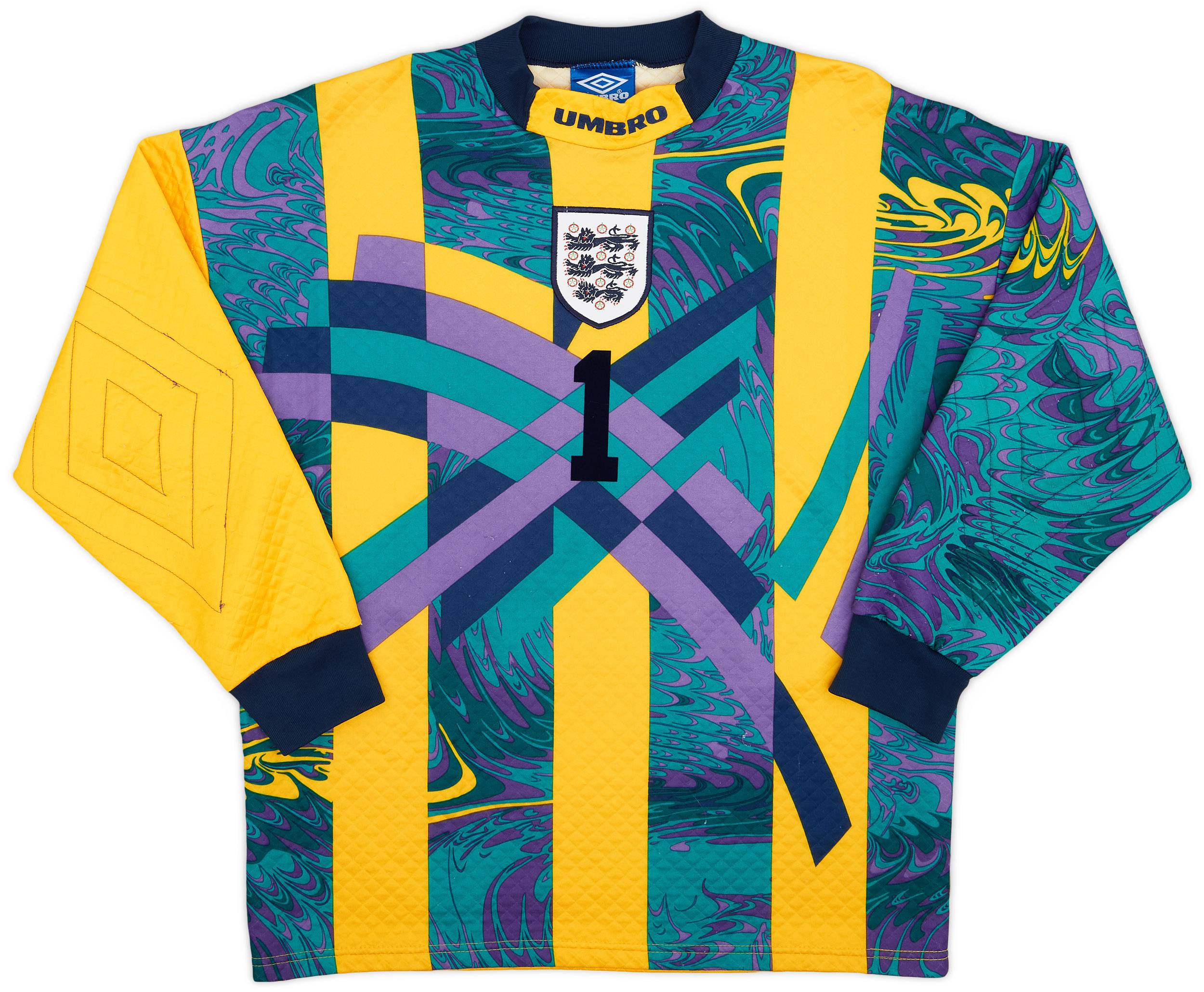 激レア　95-96 イングランド代表　アンブロ　GKユニフォーム　EURO96 激レア 95-96 イングランド代表 アンブロ GKユニフォーム EURO96