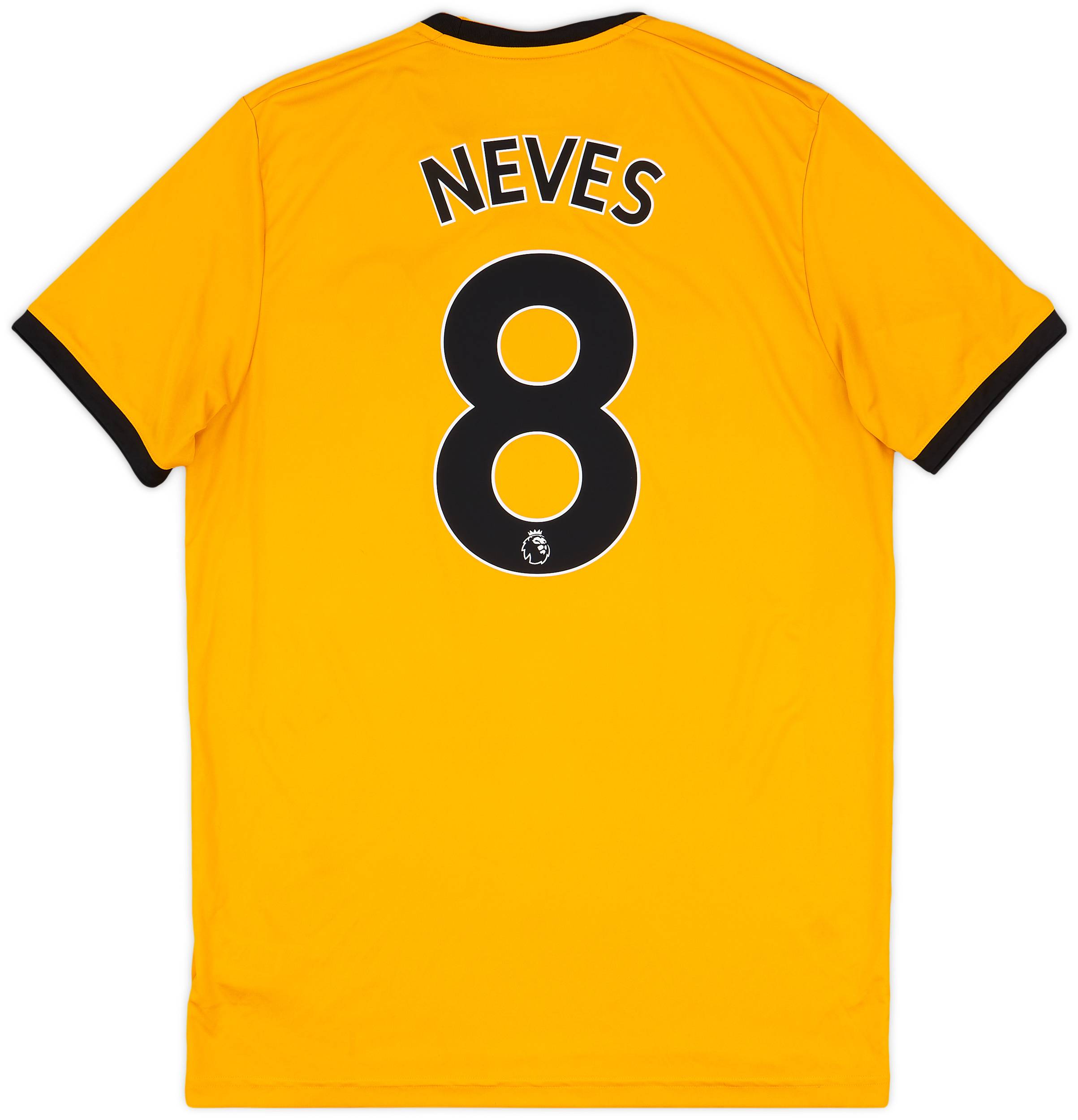 2018-19 Wolves Home Shirt Neves #8 - 6/10 - (L)