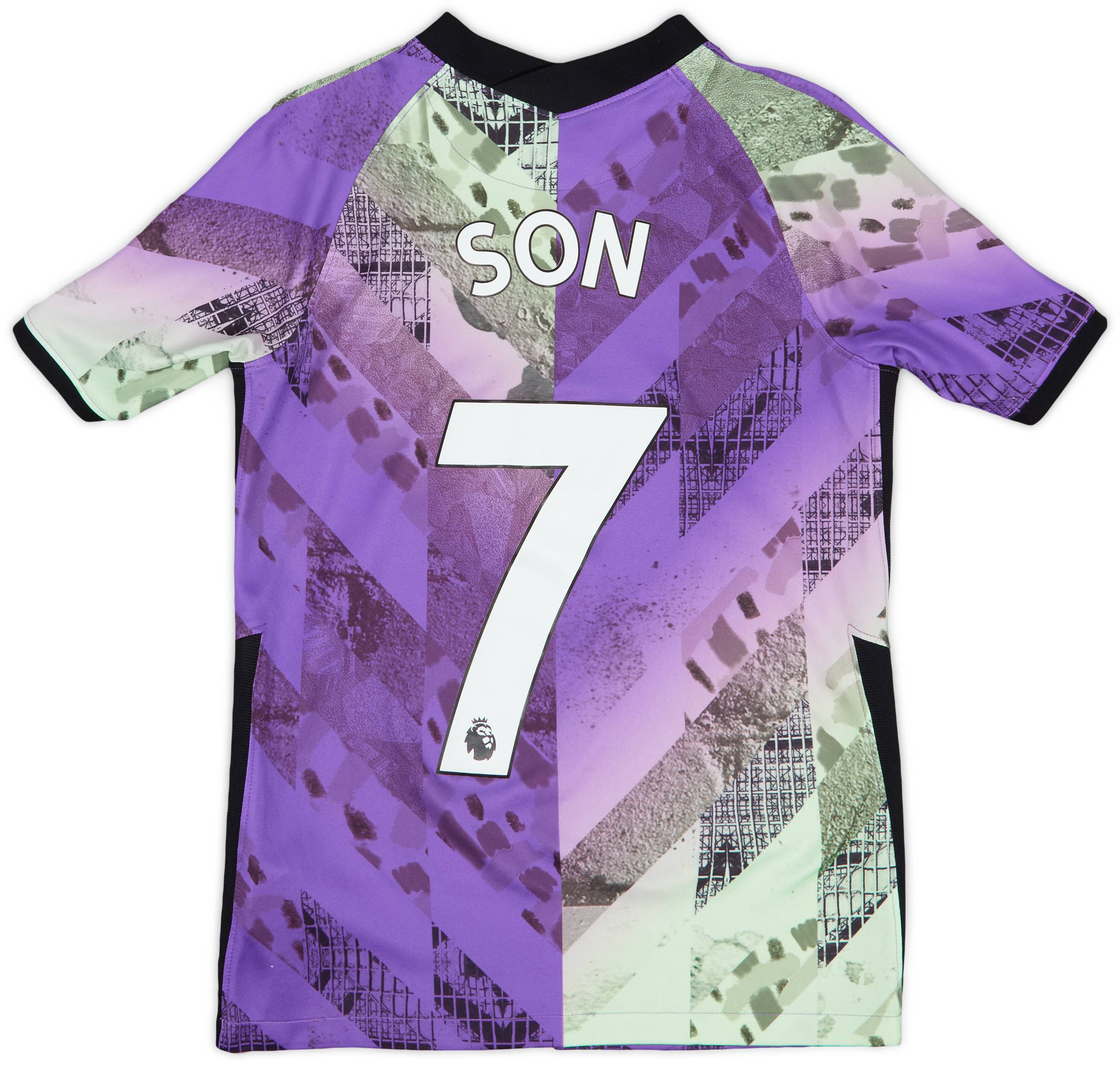 2021-22 Tottenham Away Shirt Son #7 - 9/10 - (L.Boys)