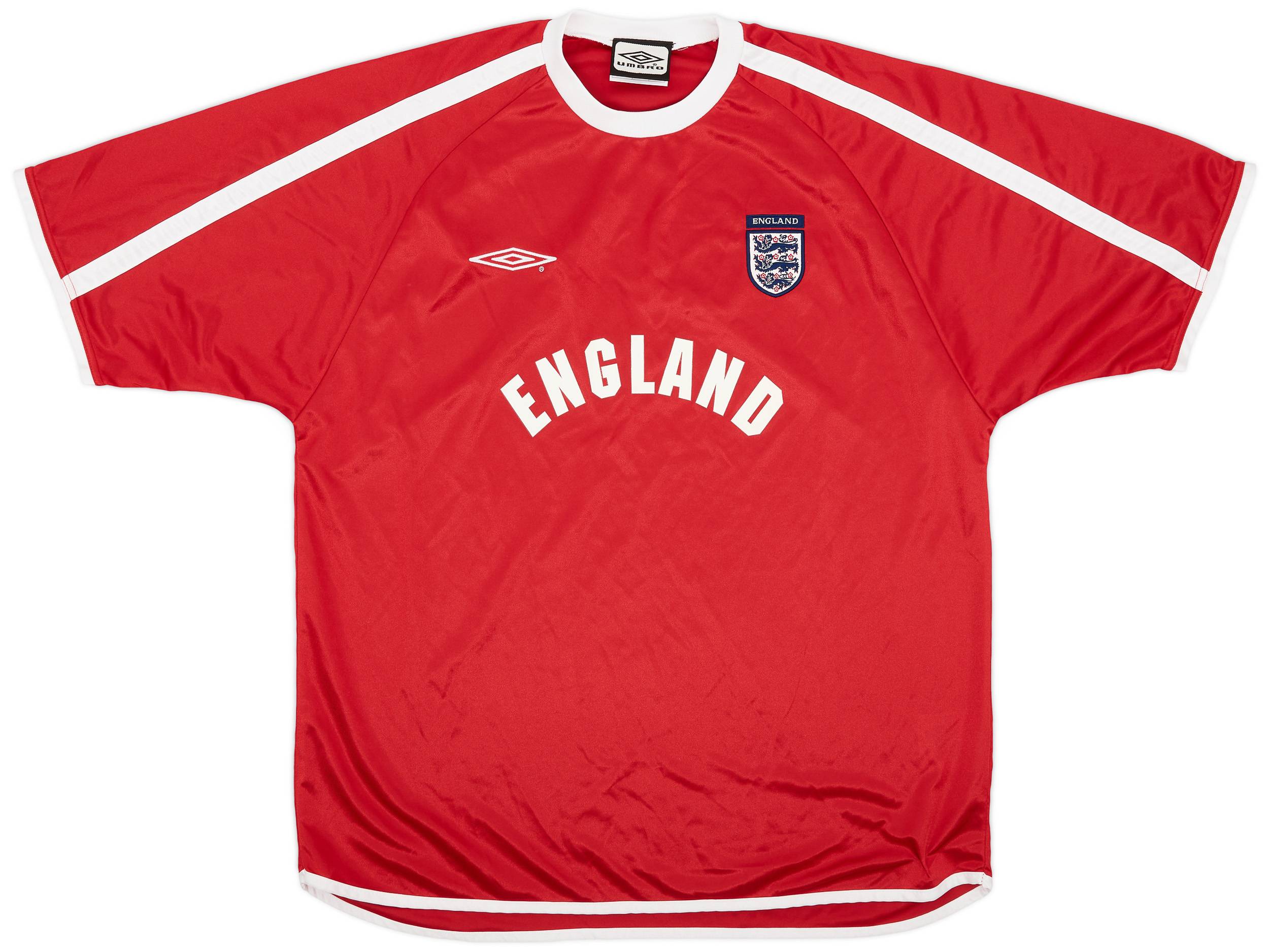 2002-03 England Umbro Training Shirt - 10/10 - (XL)