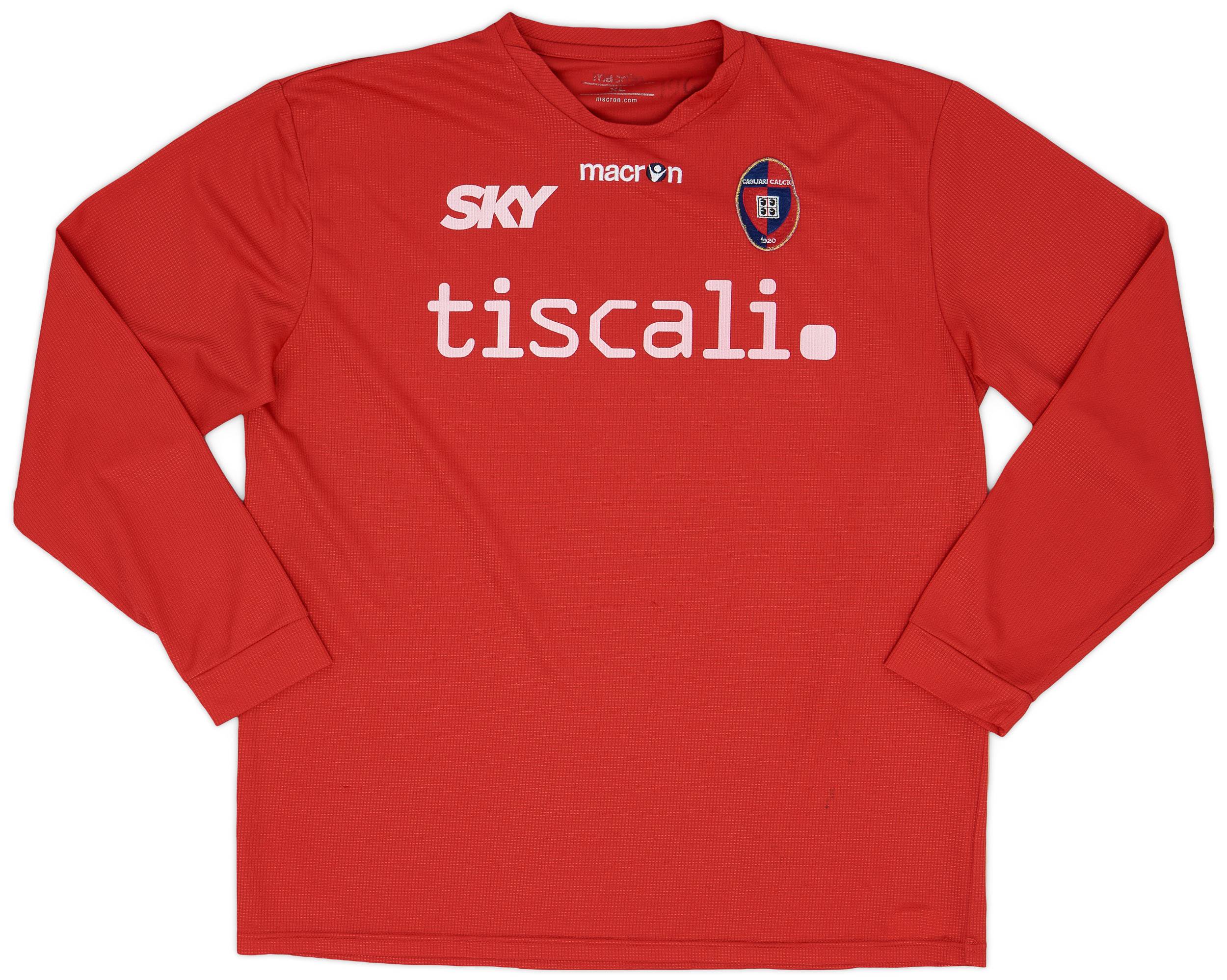 2008-09 Cagliari Macron Training L/S Shirt - 8/10 - (XL)