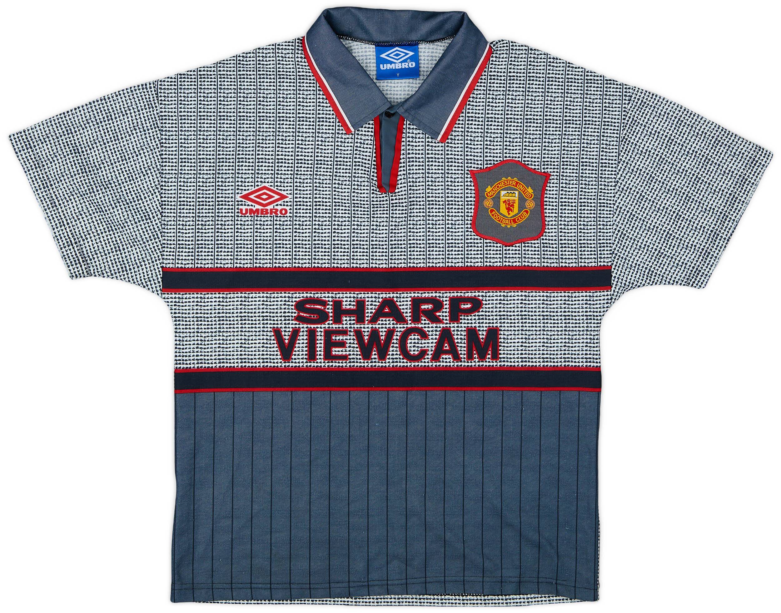 1995-96 Manchester United Away Shirt - 8/10 - (Y)