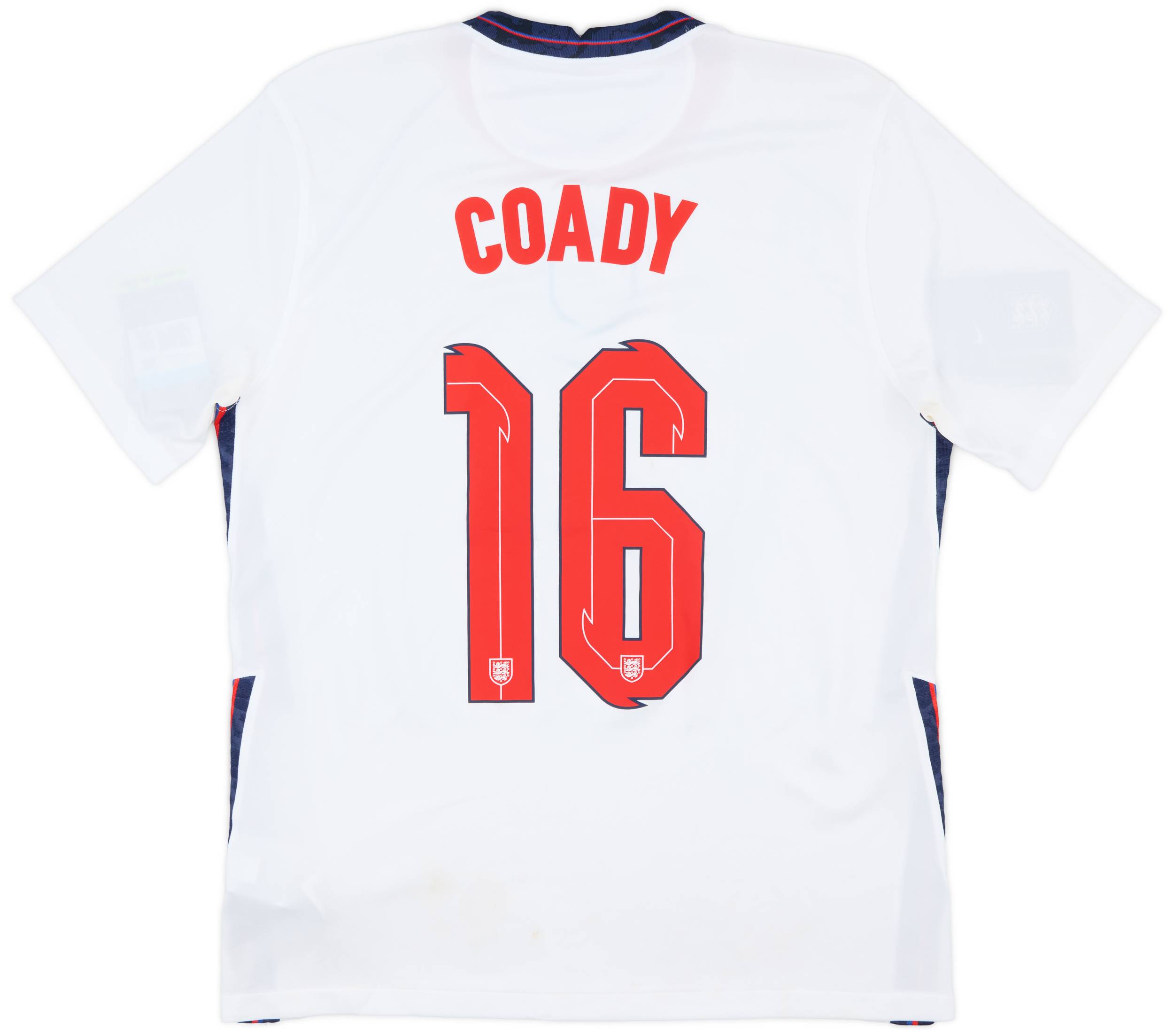 2020-22 England Home Shirt Coady #16 (M)