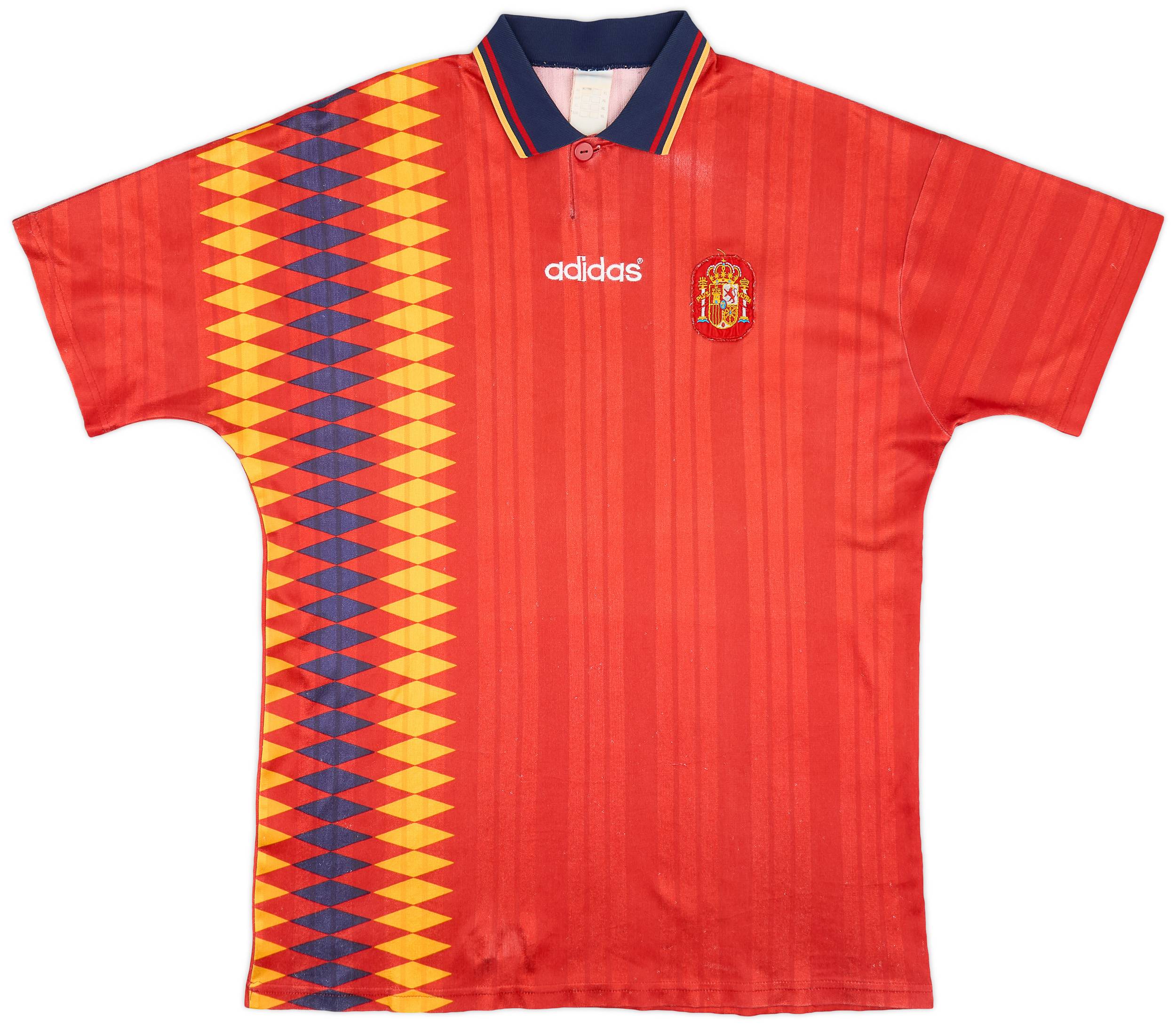 1994-96 Spain Home Shirt - 7/10 - (XL)