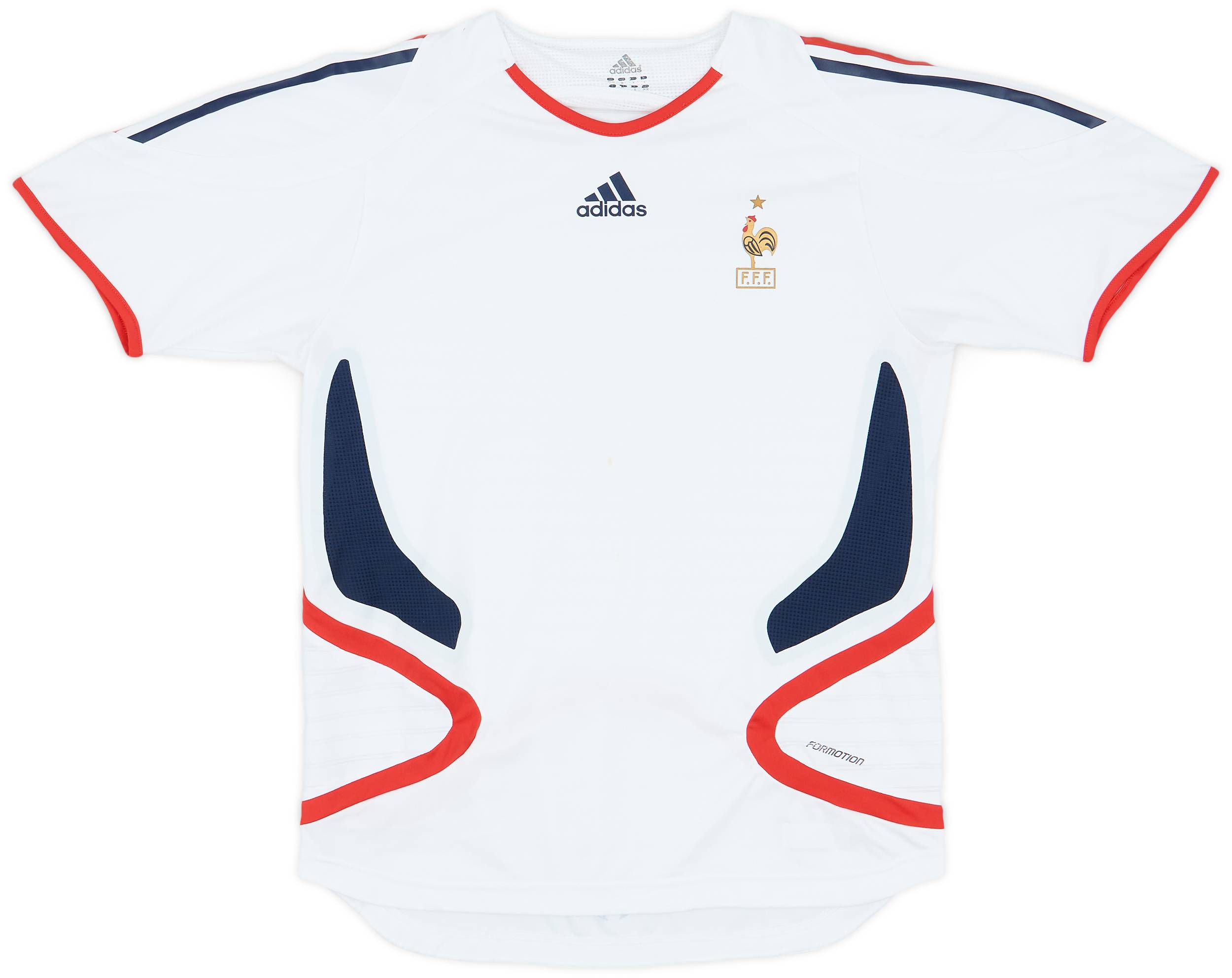 2007-08 France adidas Formotion Training Shirt - 7/10 - (M/L)