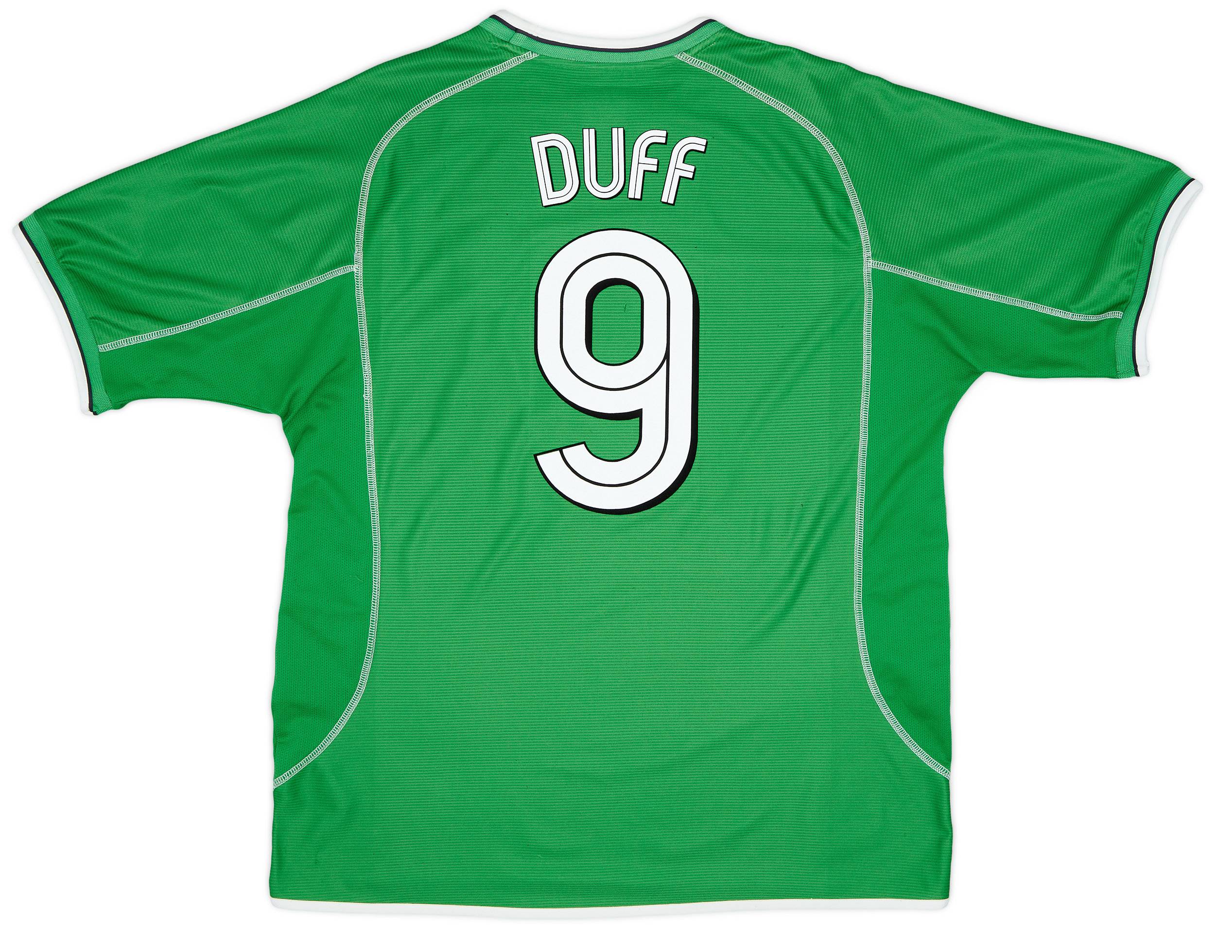 2001-03 Ireland Home Shirt Duff #9 - 7/10 - (XL)