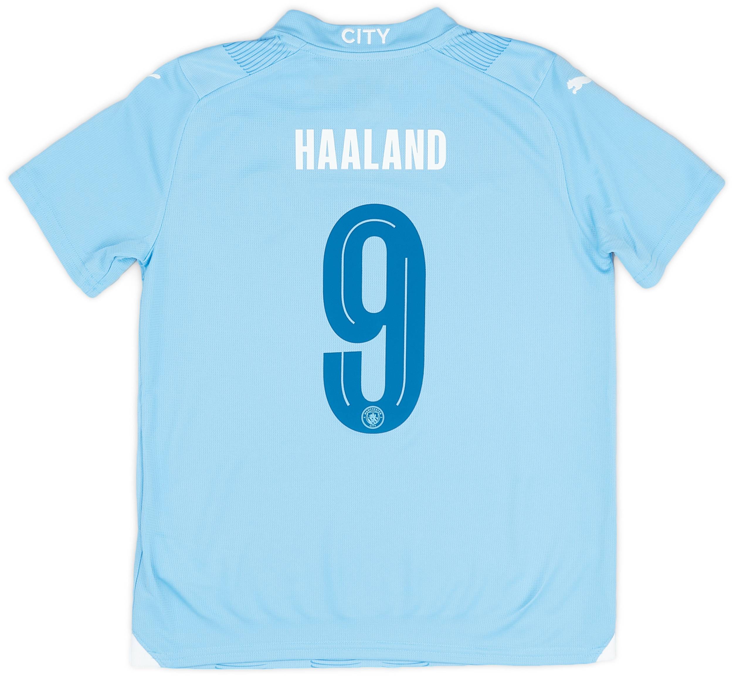 2023-24 Manchester City Home Shirt Haaland #9 (M.Kids)