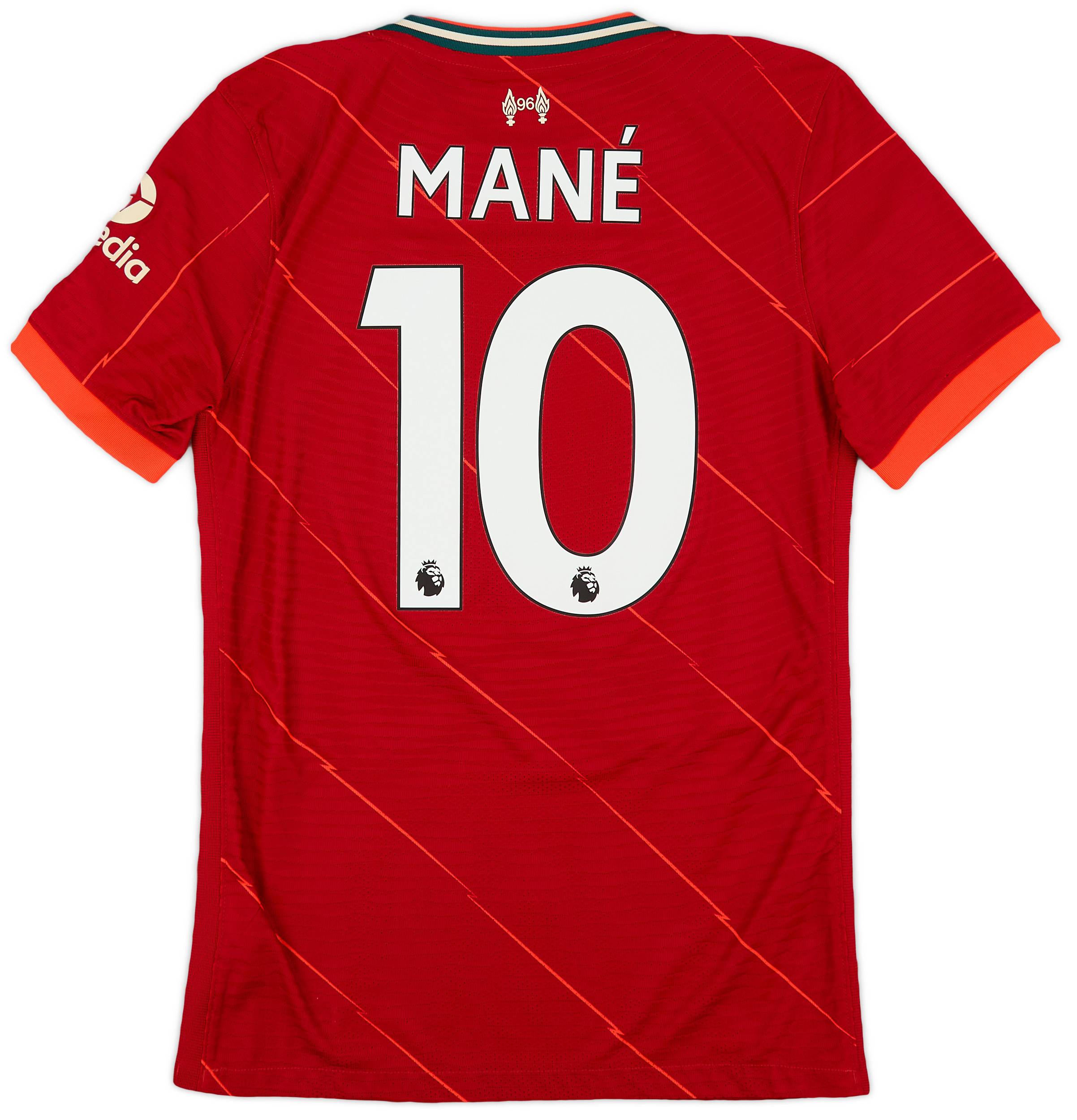 2021-22 Liverpool Authentic Home Shirt Mane #10 - 10/10 - (S)