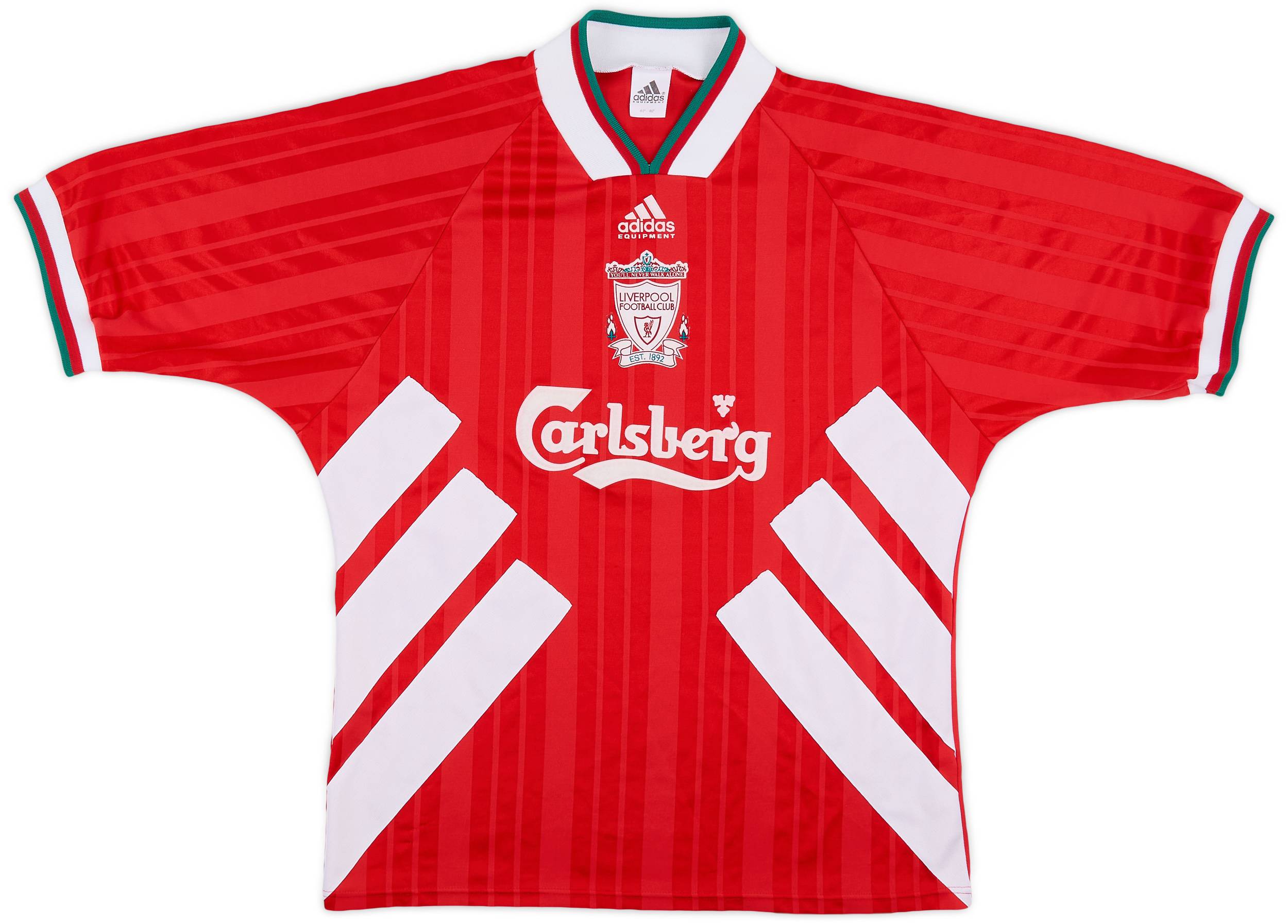 1993-95 Liverpool Home Shirt - 8/10 - (L/XL)