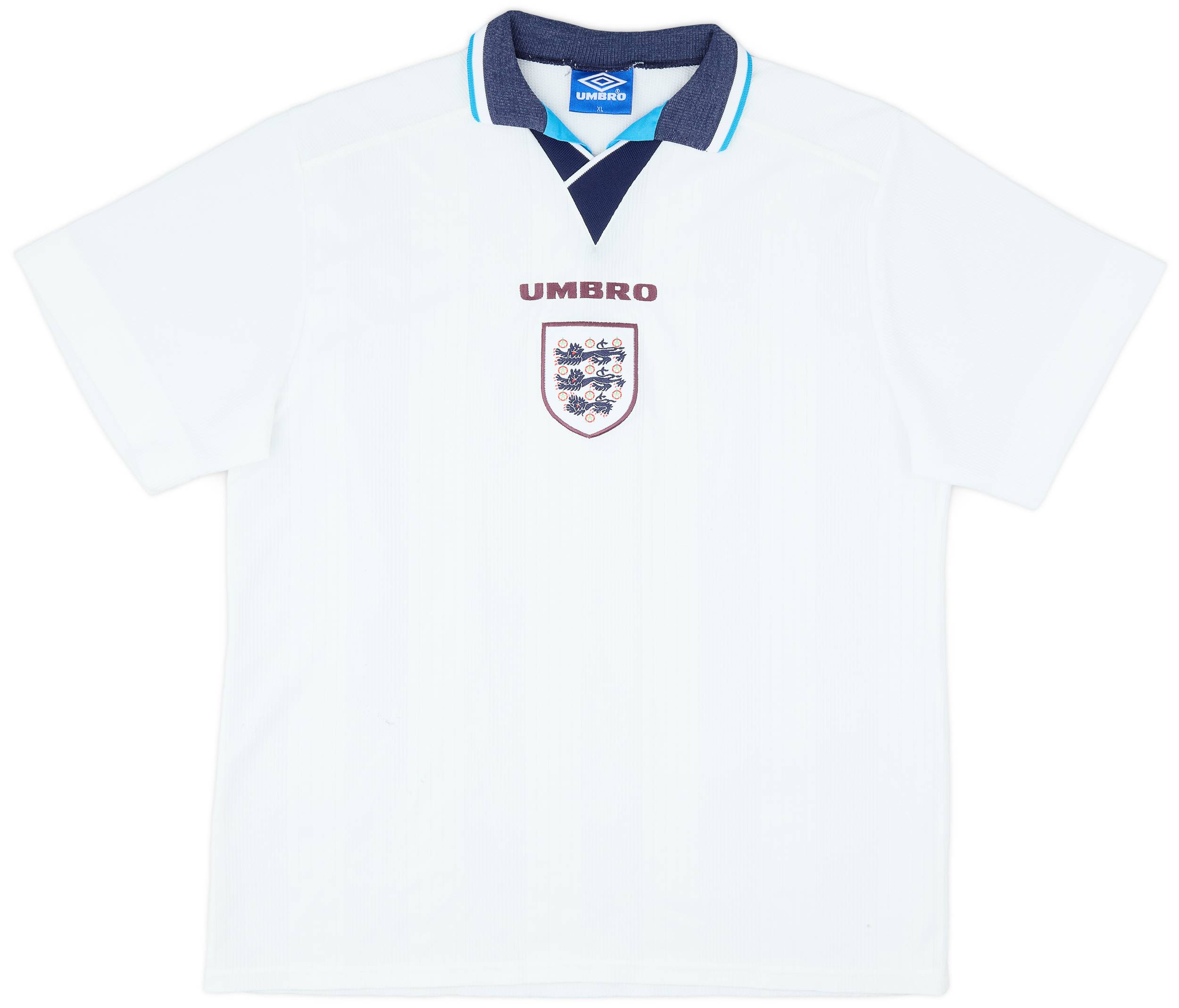 1995-97 England Home Shirt - 4/10 - (XL)