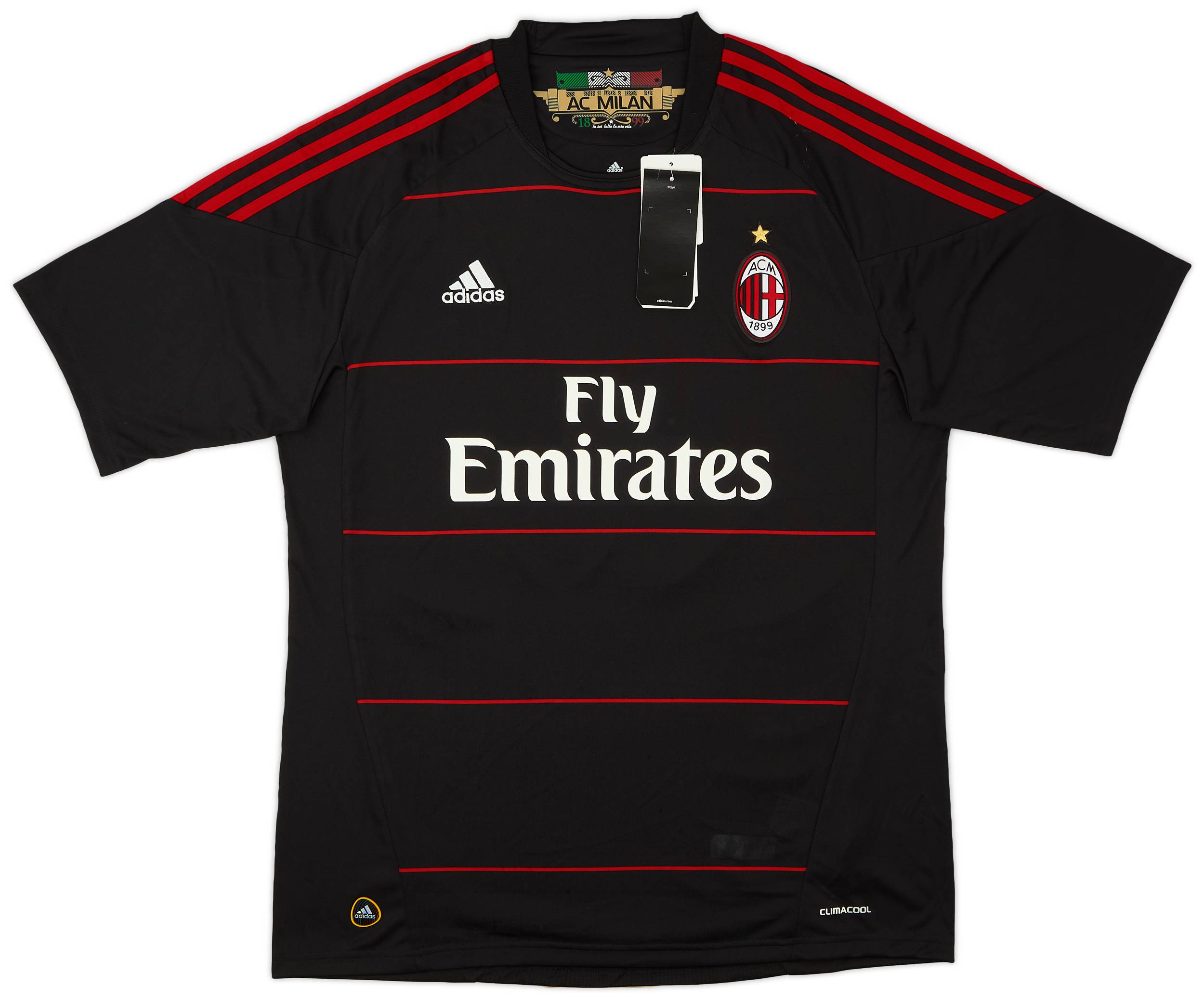 ACミラン IBRAHIMOVIĆ シャツ 11番 2021-22 AC Milan Home Shirt Ibrahimovic #11 - 9/10 - (M)