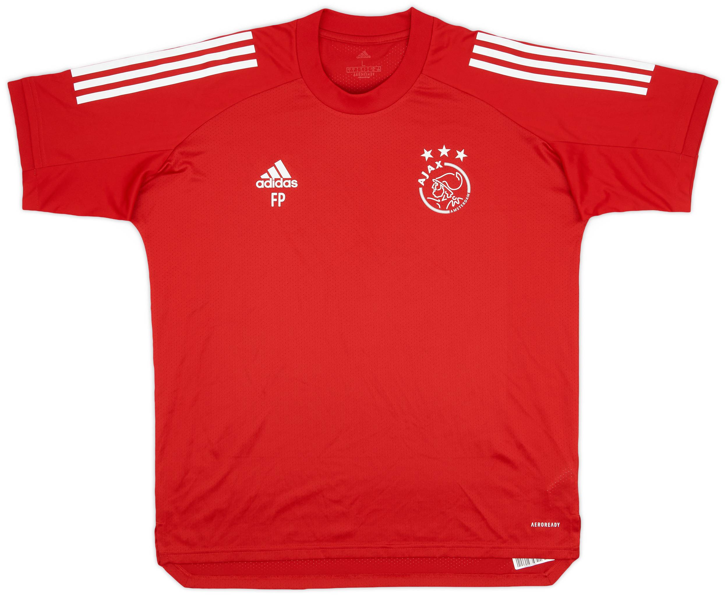 2020-21 Ajax Staff Issue Training Shirt 'FP' - 9/10 - (L)