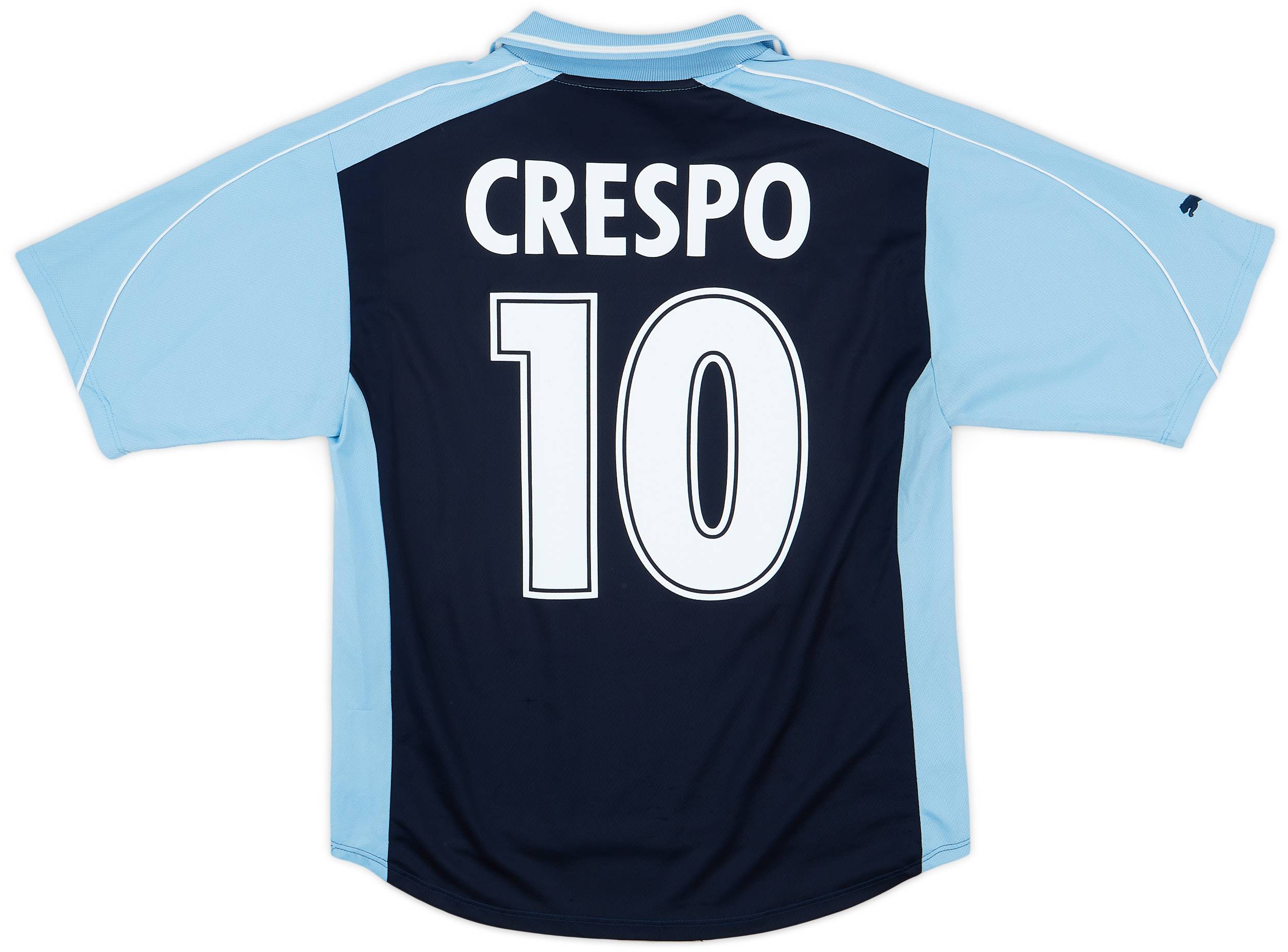 2001-02 Lazio European Away Shirt Crespo #10 - 6/10 - (M)