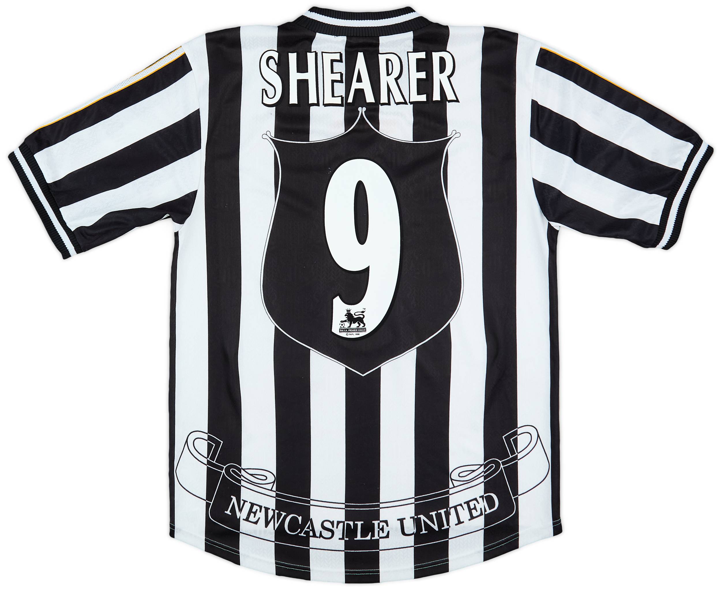1997-99 Newcastle Home Shirt Shearer #9 - 6/10 - (M)