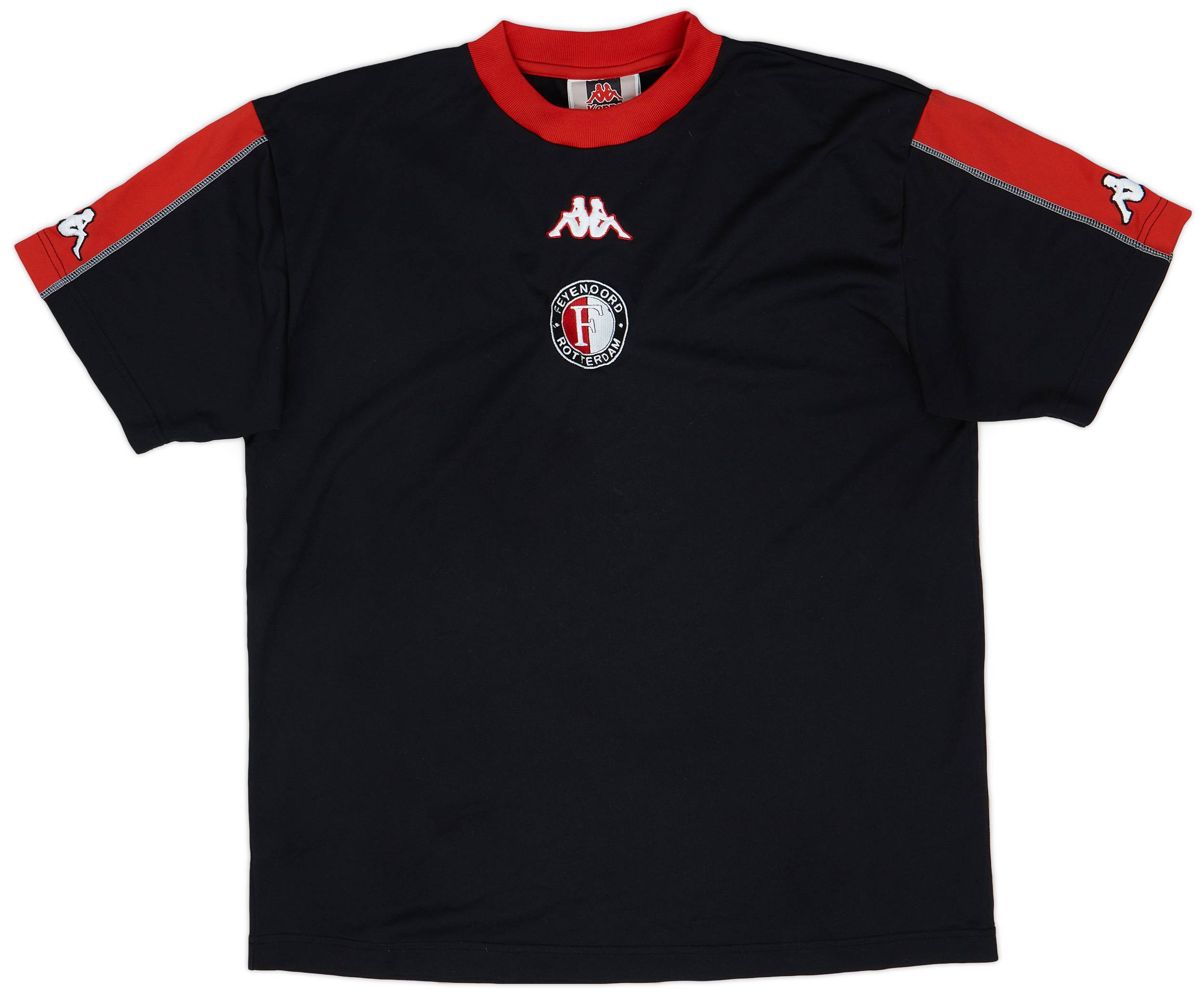 レア品！　Kappa Feyenoord サッカーシャツ L 2002-03 Feyenoord Kappa Training Shirt - 10/10 - (XL.Boys)