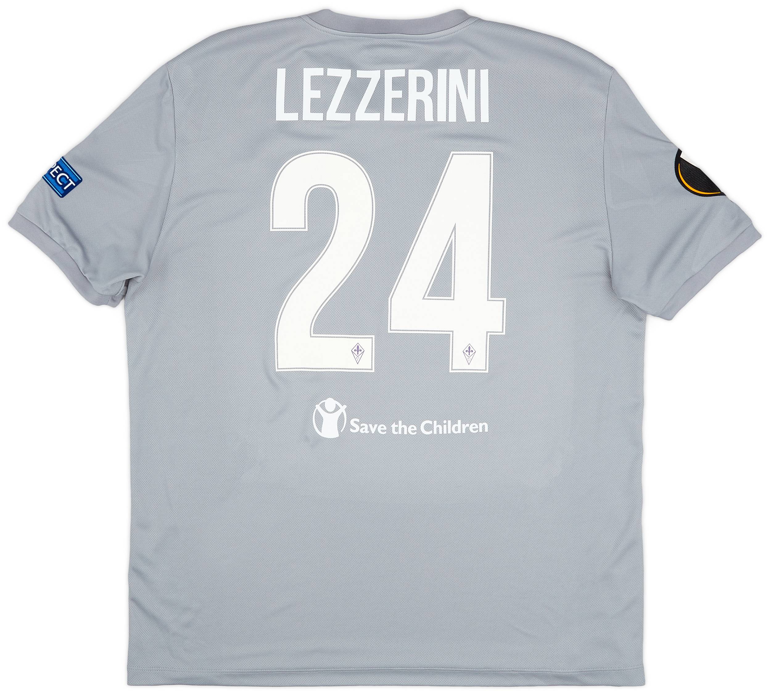 2015-16 Fiorentina Match Issue European GK S/S Shirt Lezzerini #24 - As New - (XL)