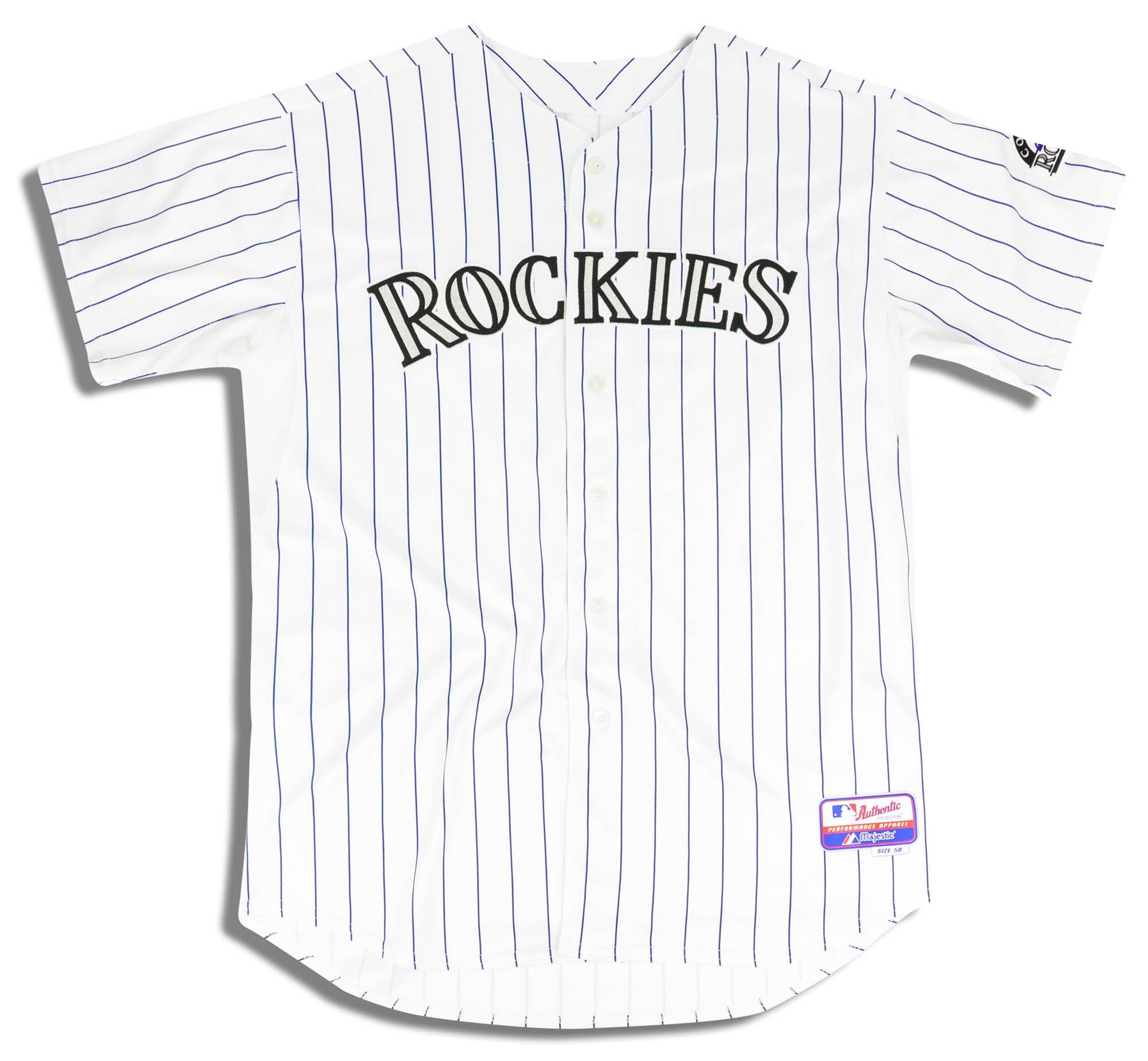 2009-12 Colorado Rockies Authentic Majestic Jersey (Home) XXL