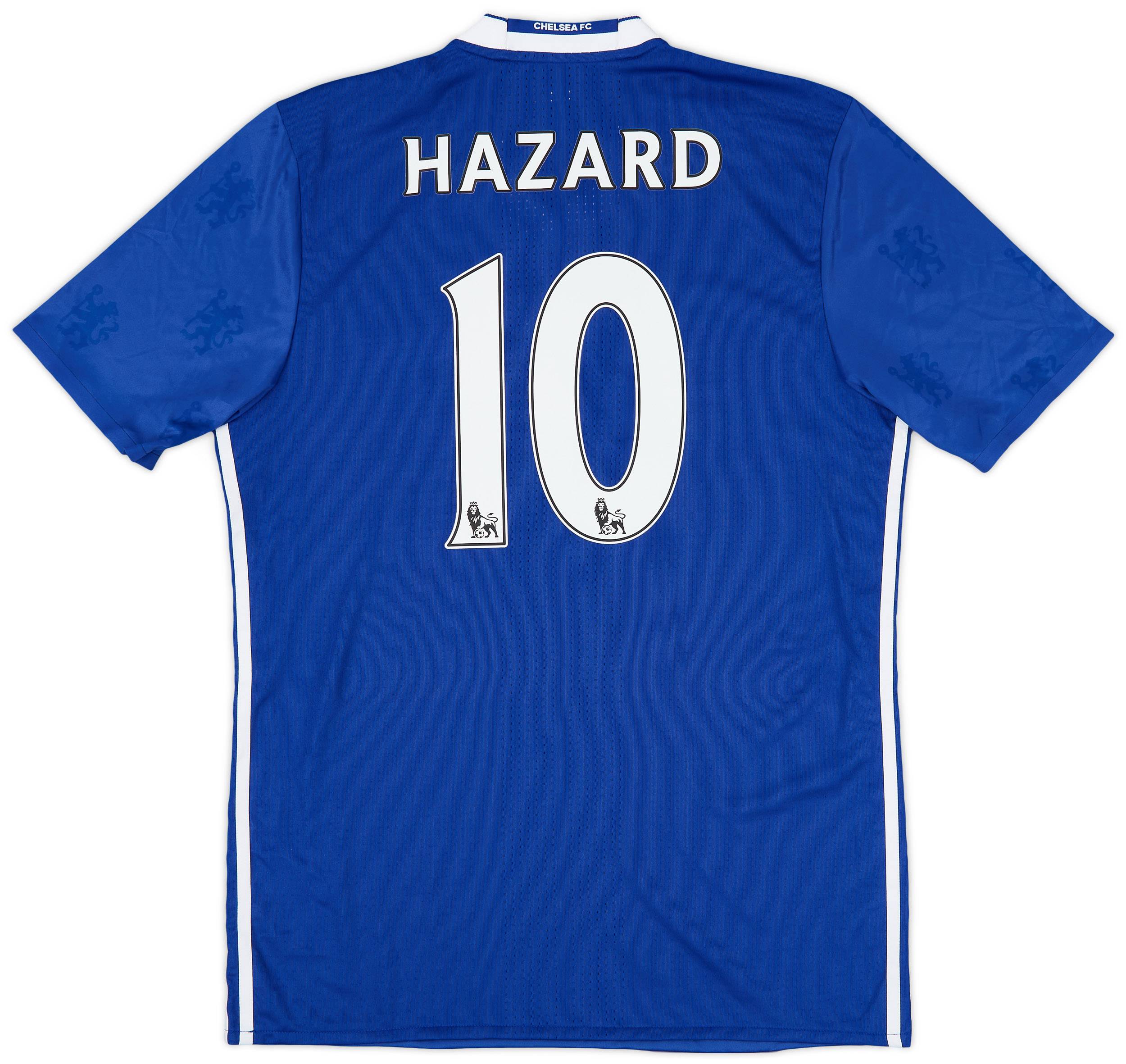 2016-17 Chelsea Player Issue FA Cup Final Home Shirt Hazard #10 (L/XL)