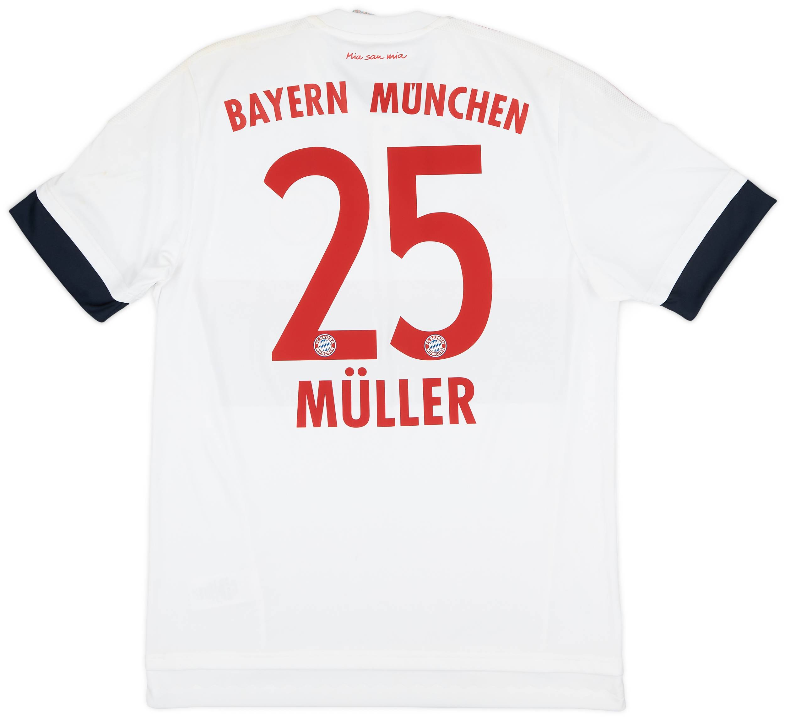 2015-16 Bayern Munich Away Shirt Muller #25 (M)