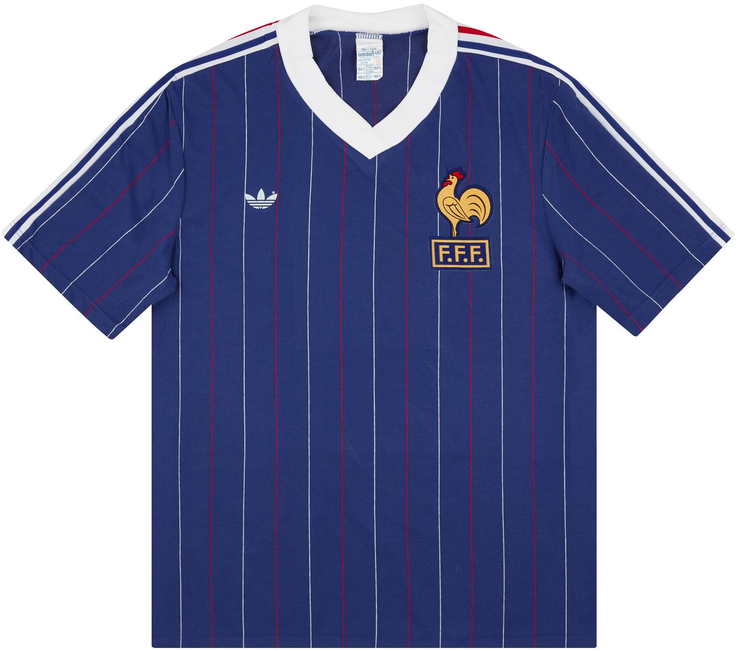 80年代 football T−shirt 2006-07 France adidas Originals Cotton Tee - 8/10 - (XL)