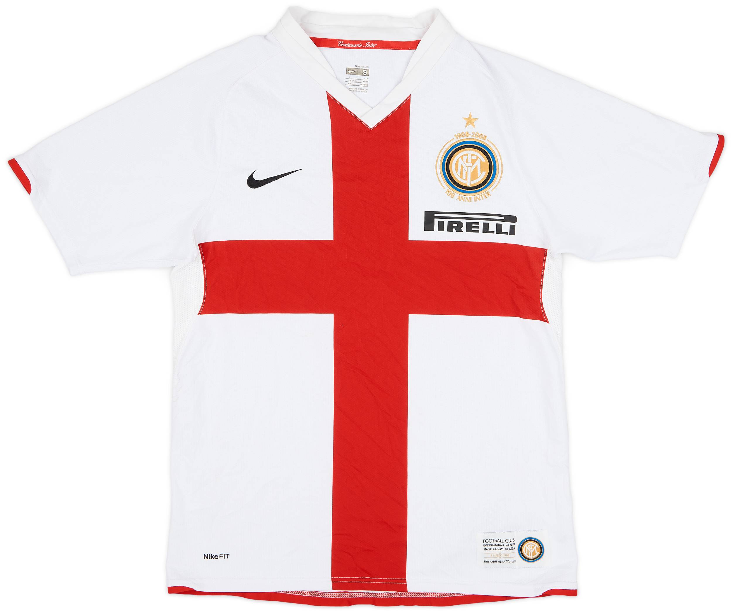2007-08 Inter Milan Centenary Away Shirt - 5/10 - (S)