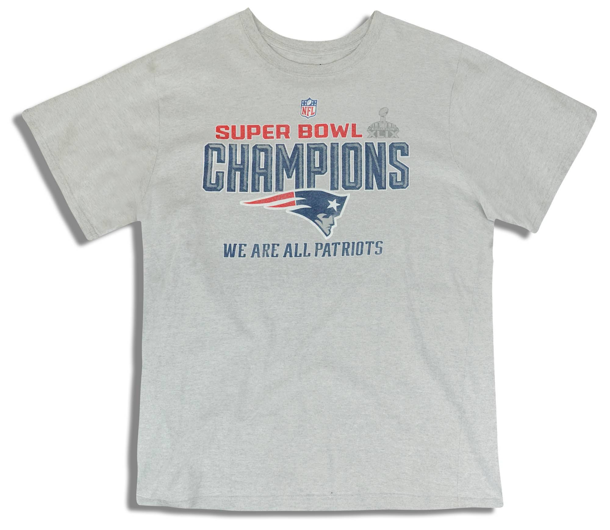 2014 New England Patriots Super Bowl XLIX Champions Graphic Tee XL