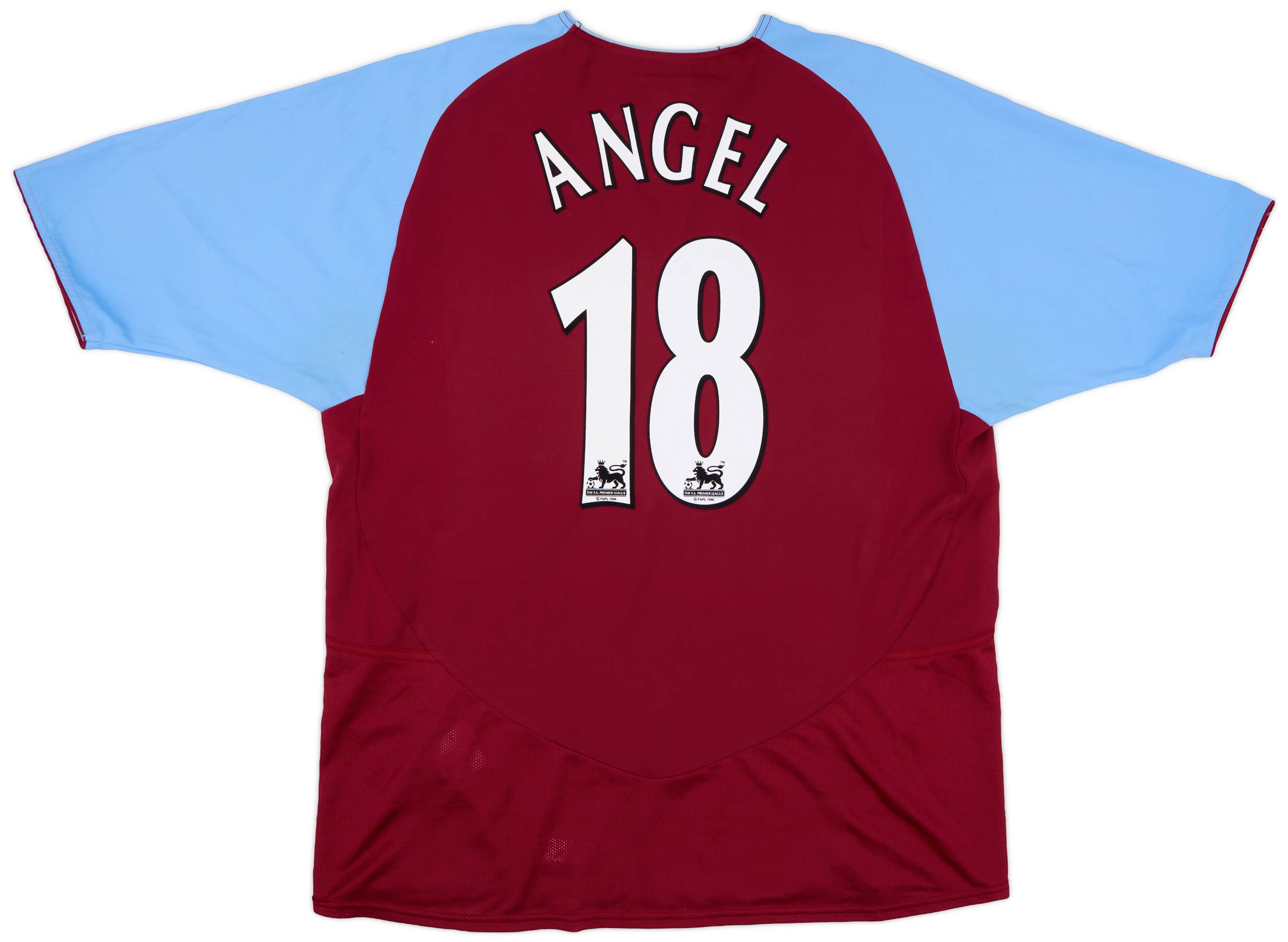 2003-04 Aston Villa Home Shirt Angel #18 - 6/10 - (XL)